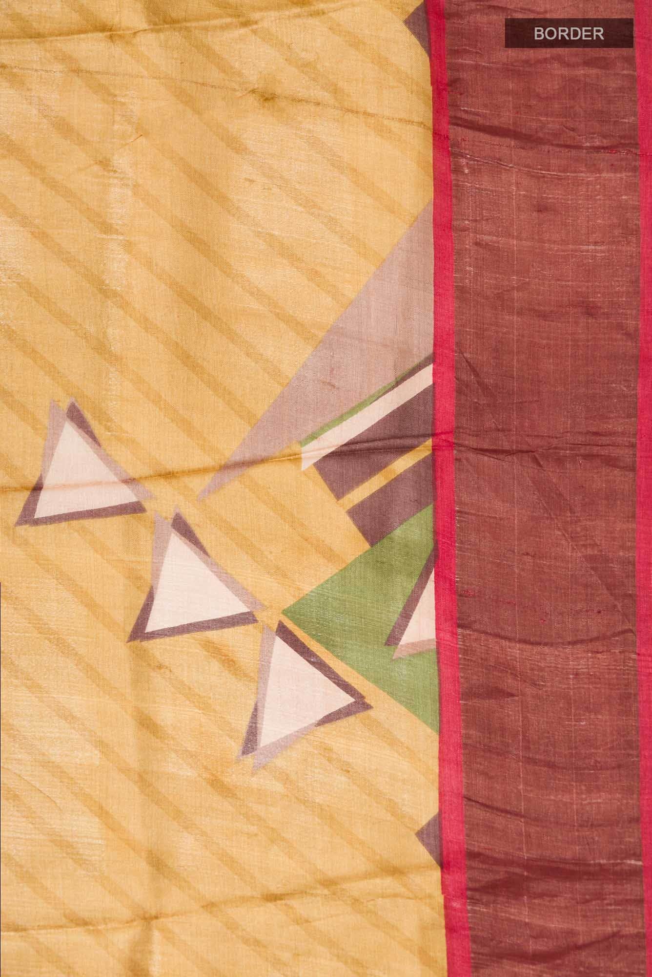 Multi Bhagalpuri Tussar Silk Saree