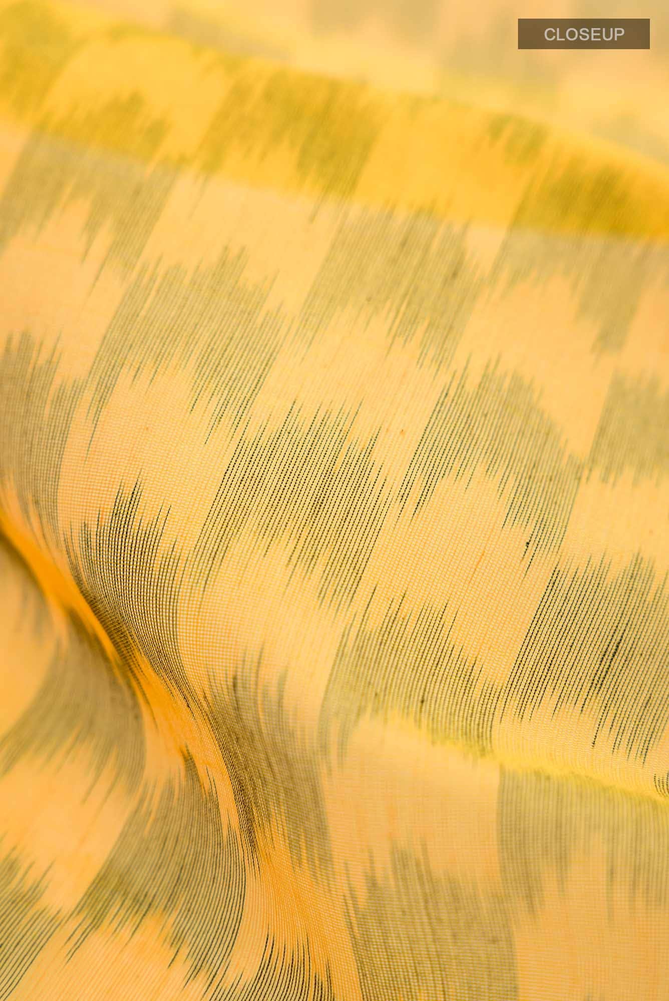 Yellow Silk Cotton Saree
