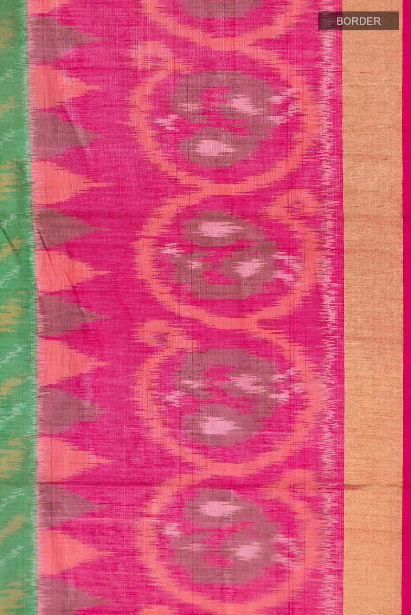 Green Silk Cotton Saree