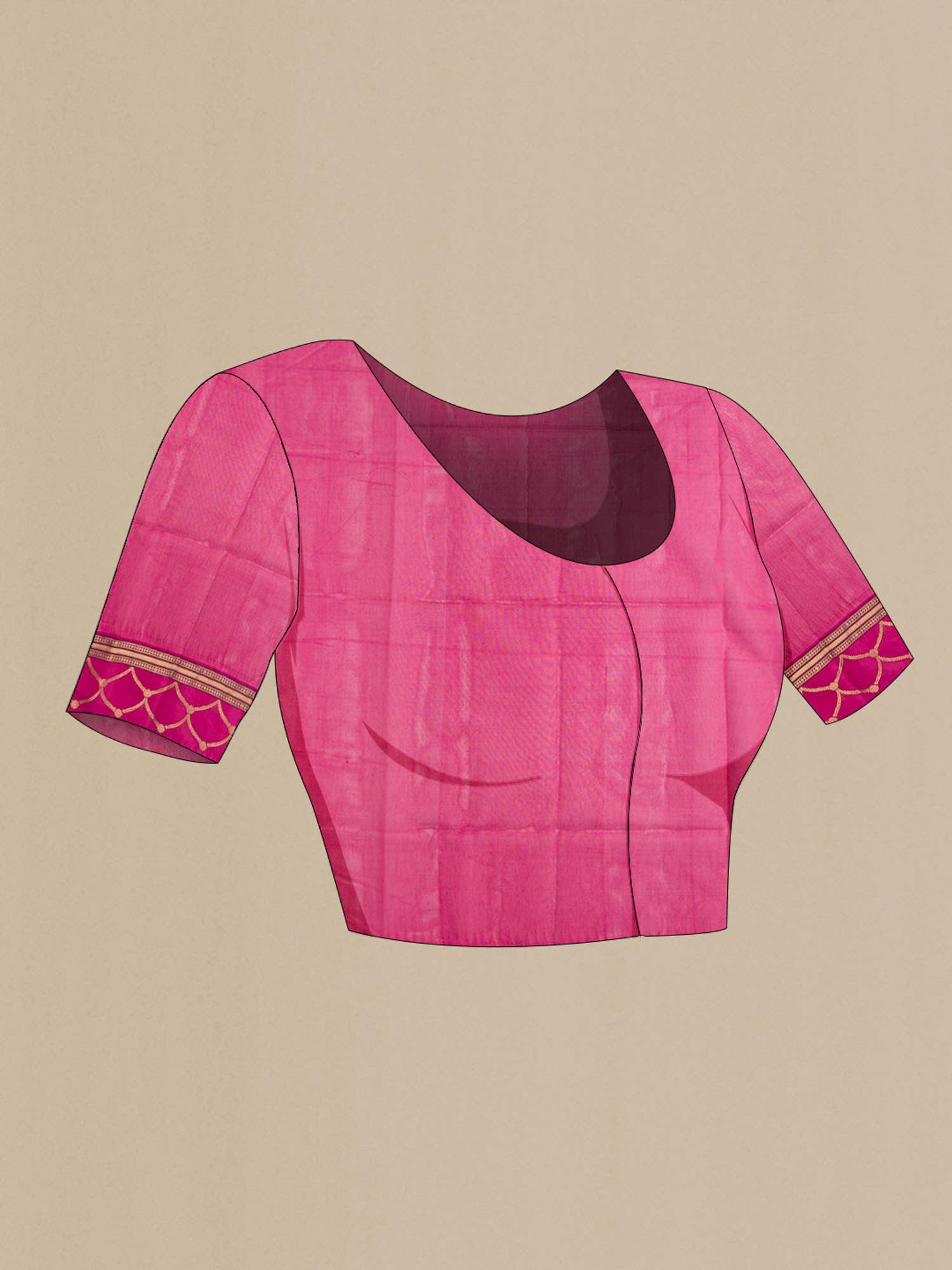 Purple Silk Cotton Saree
