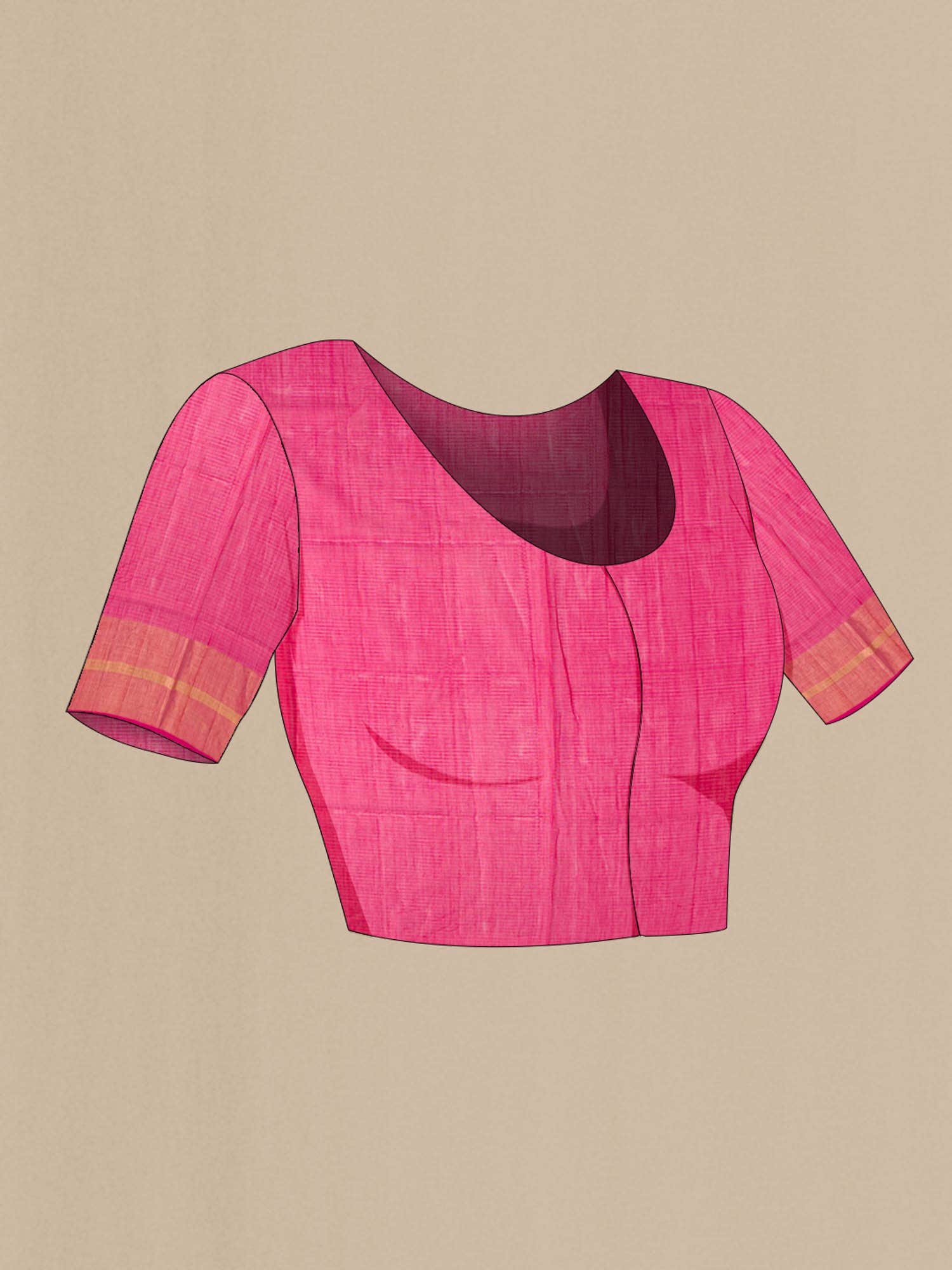 Pink Silk Cotton Saree