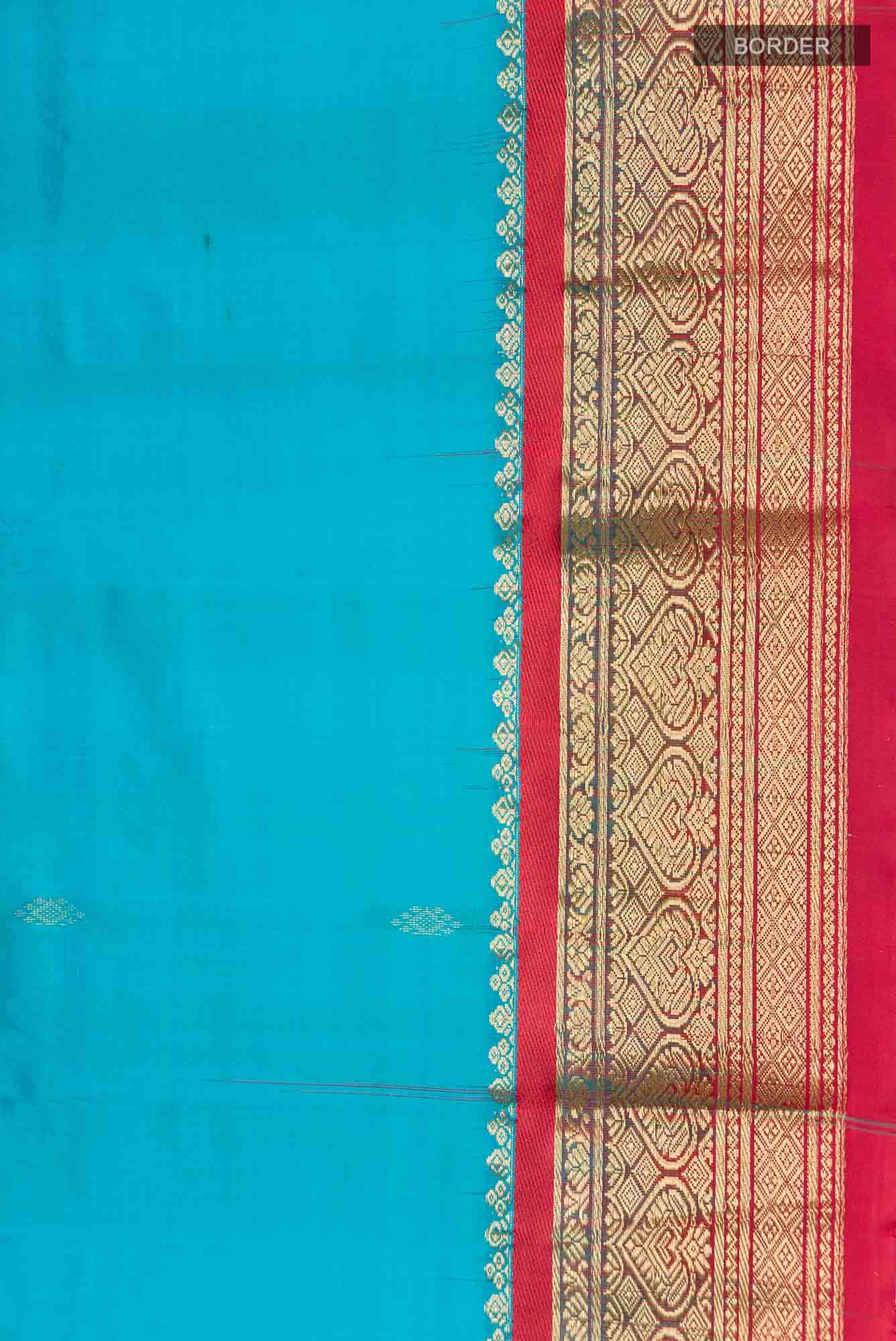 Blue Bangalore Silk Saree