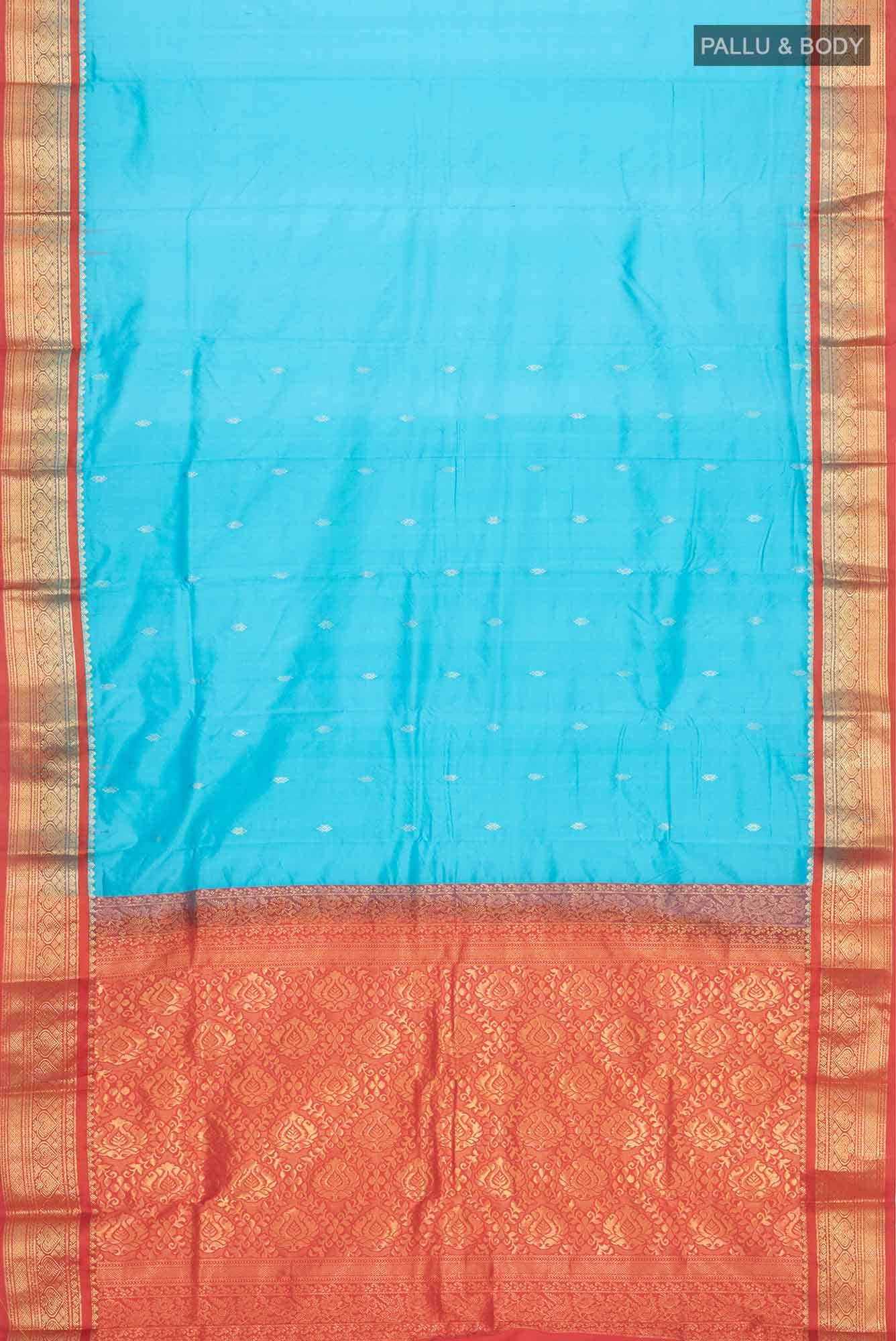 Blue Bangalore Silk Saree