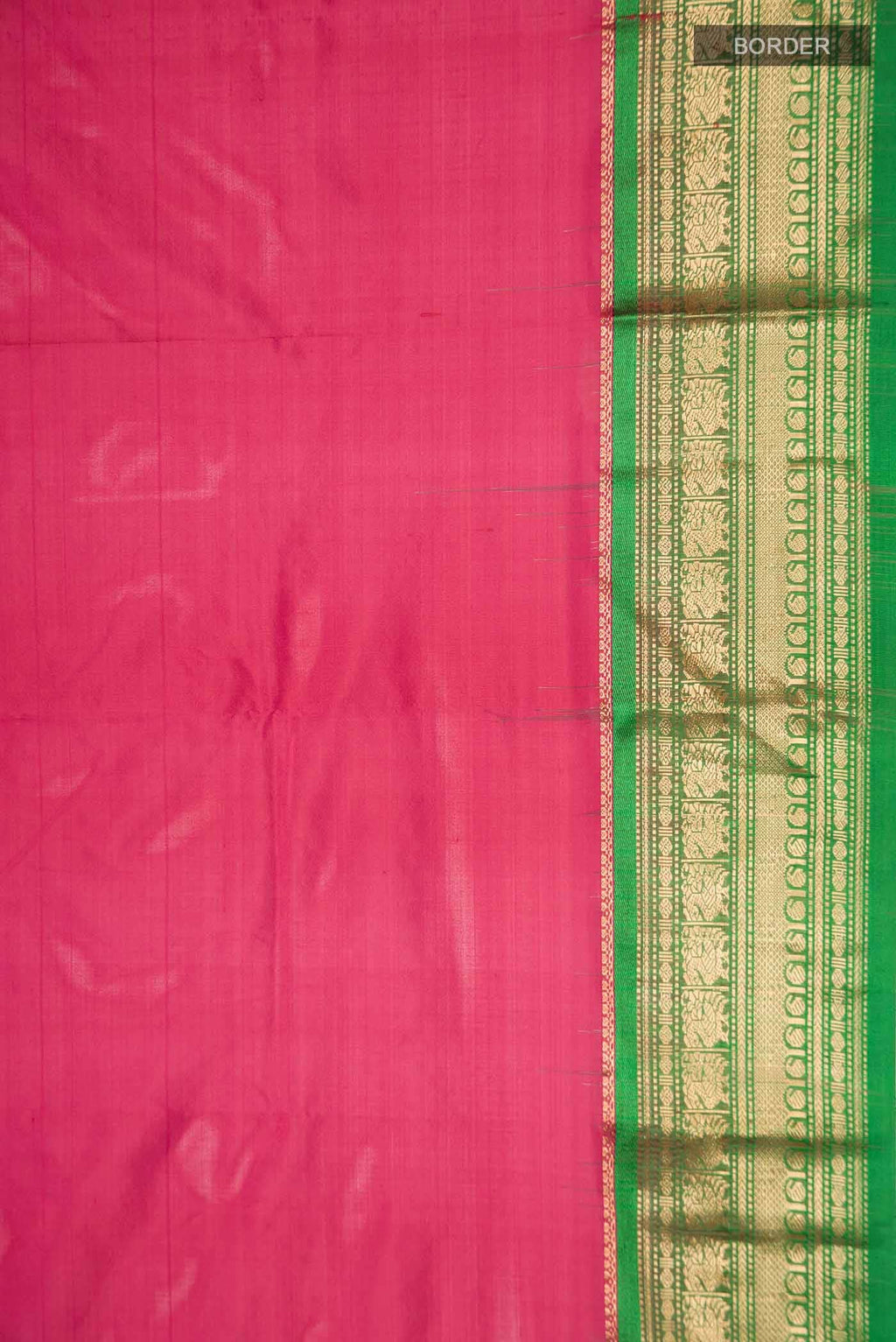 Pink Bangalore Silk Saree