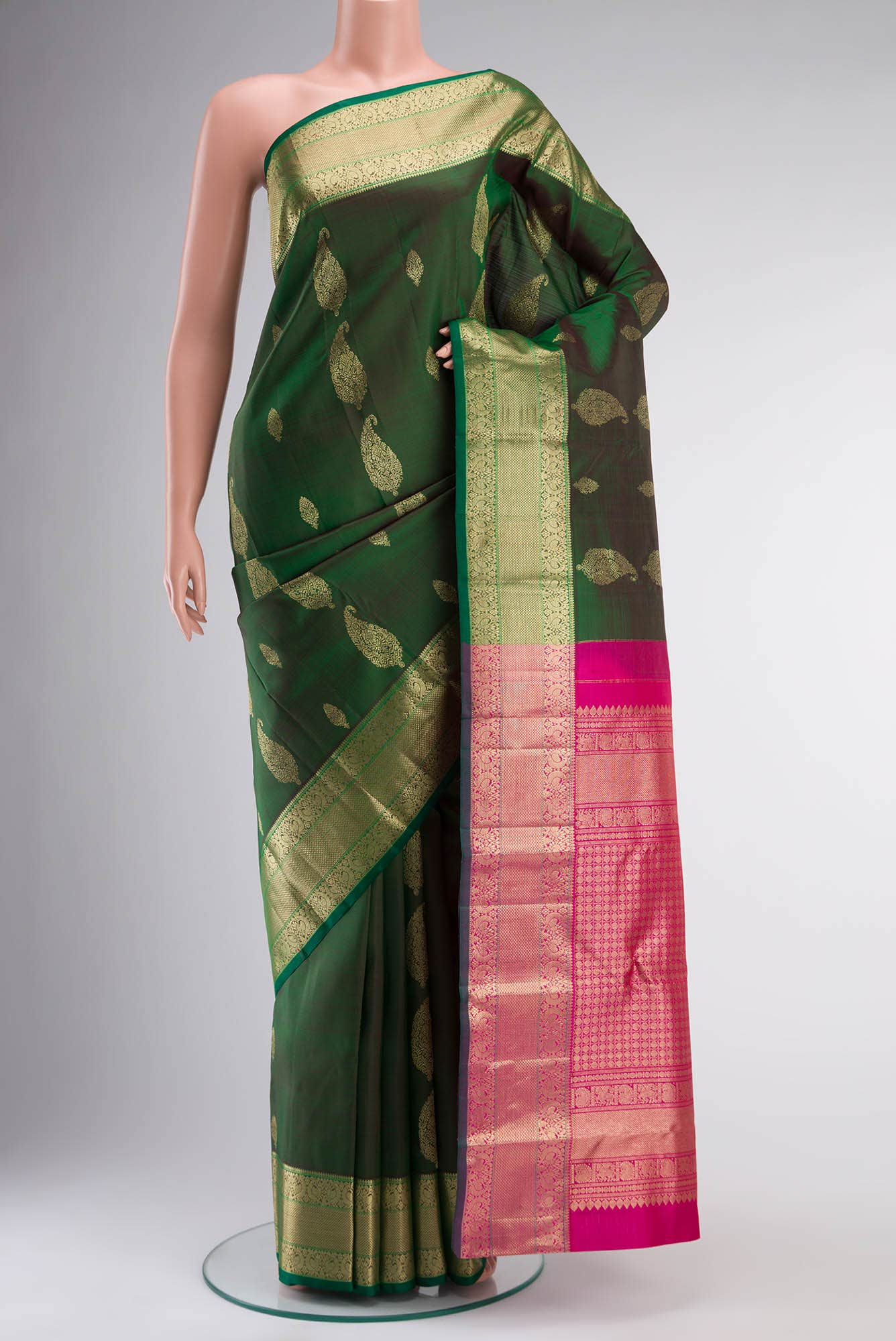 Green Kanchipuram Silk Saree