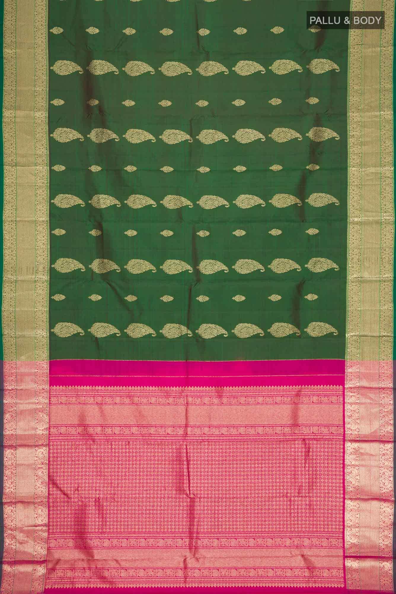 Green Kanchipuram Silk Saree