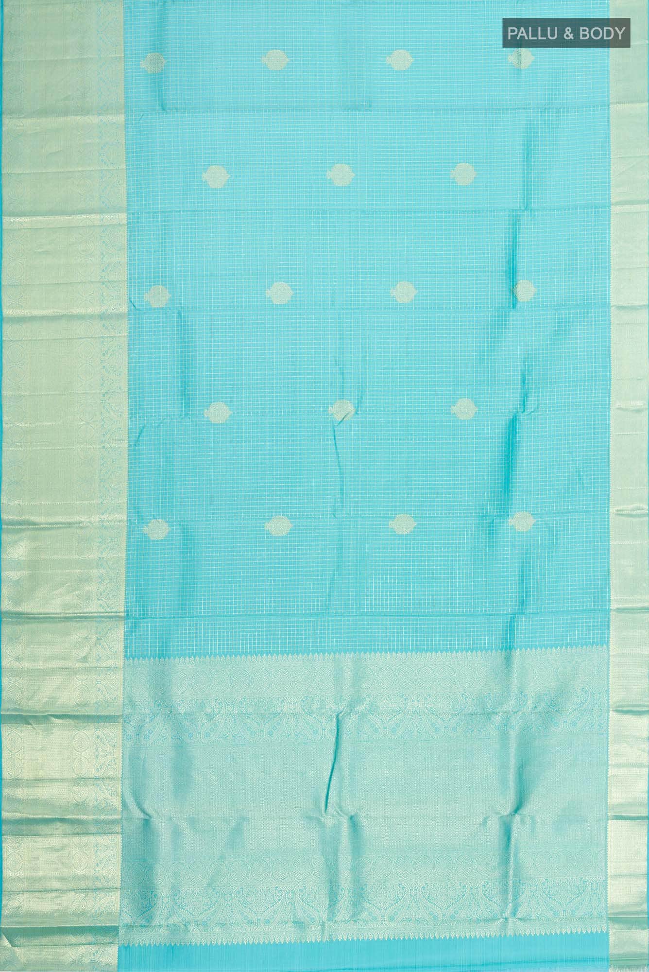 Blue Kanchipuram Silk Saree