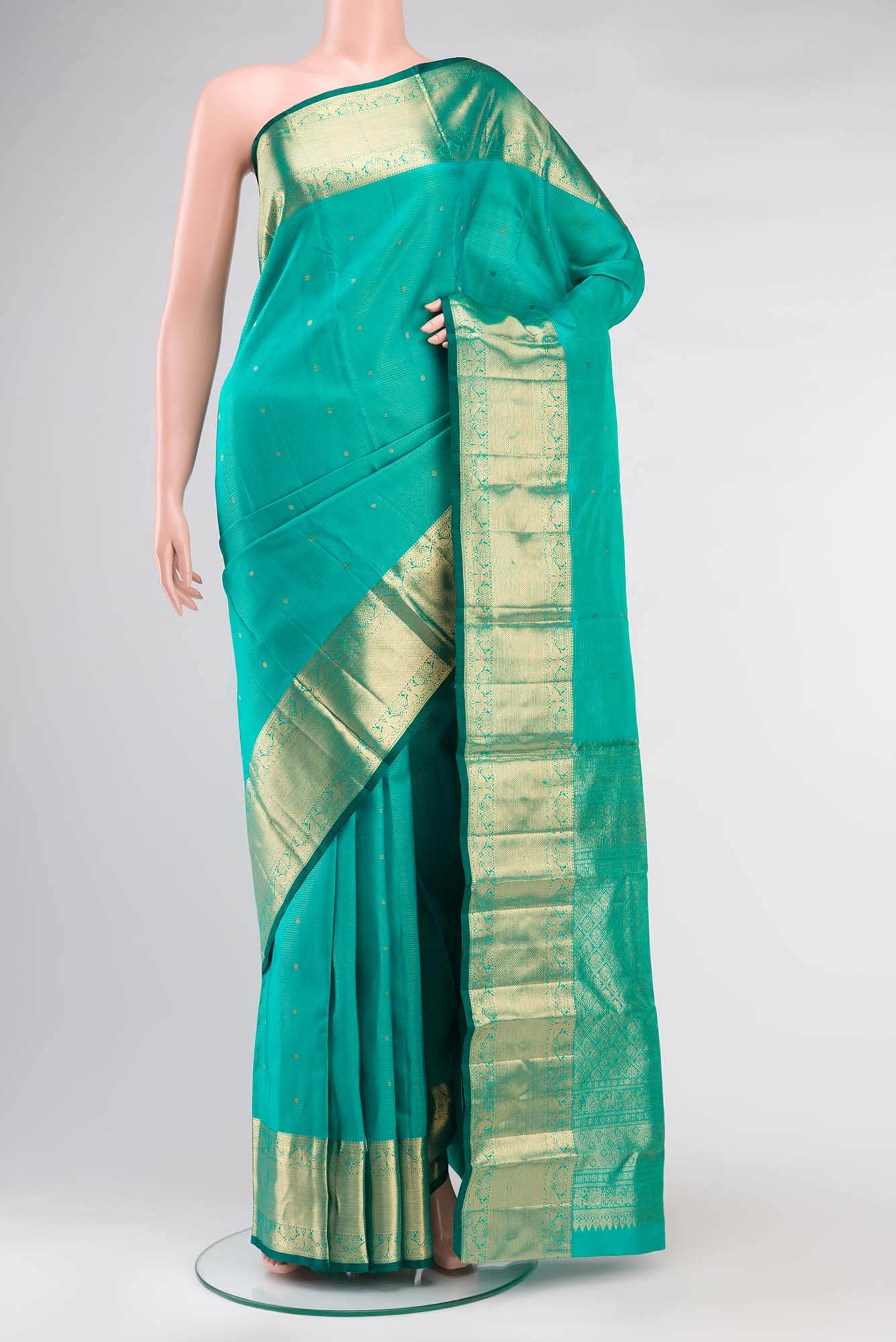 Green Kanchipuram Silk Saree