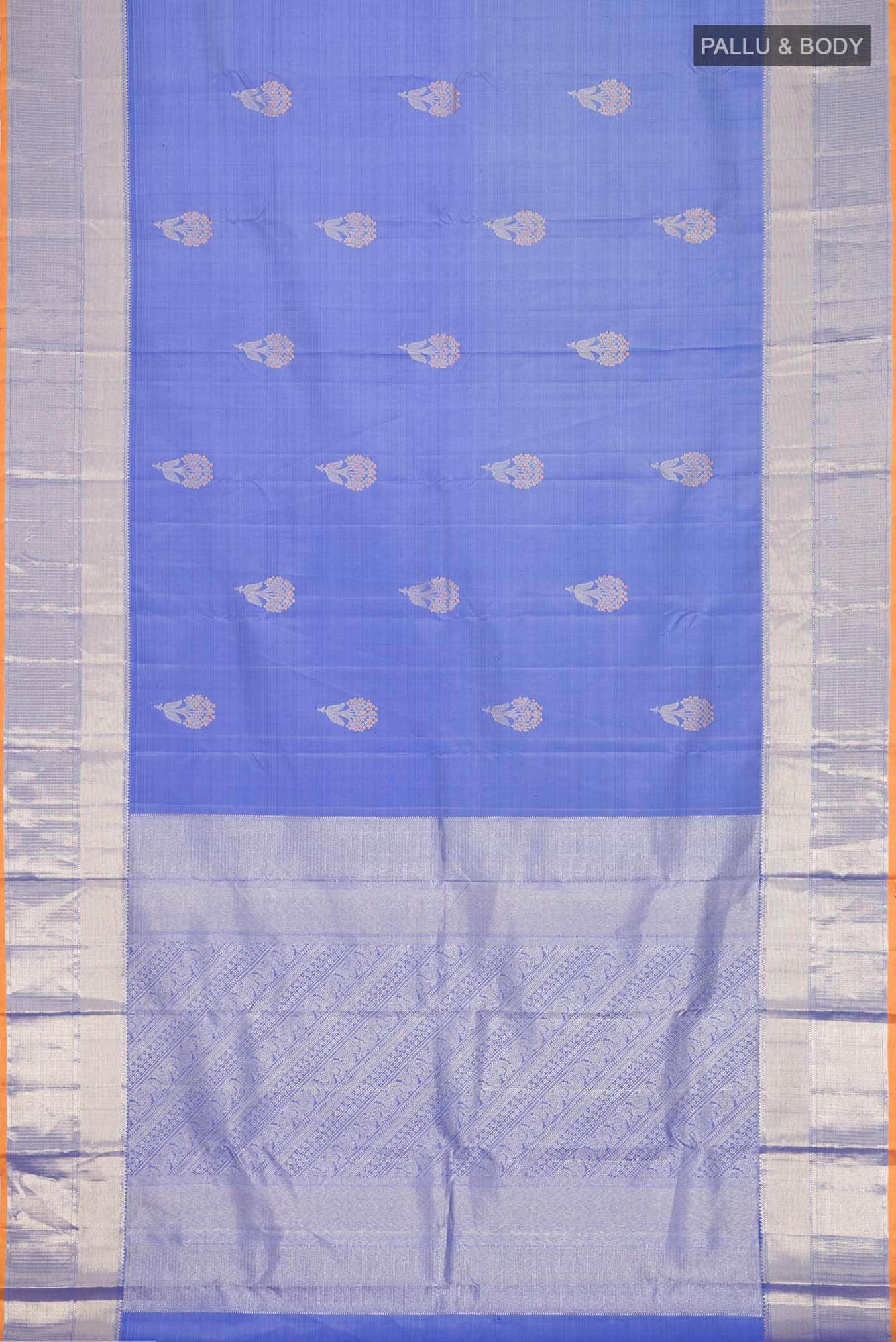 Blue Kanchipuram Silk Saree