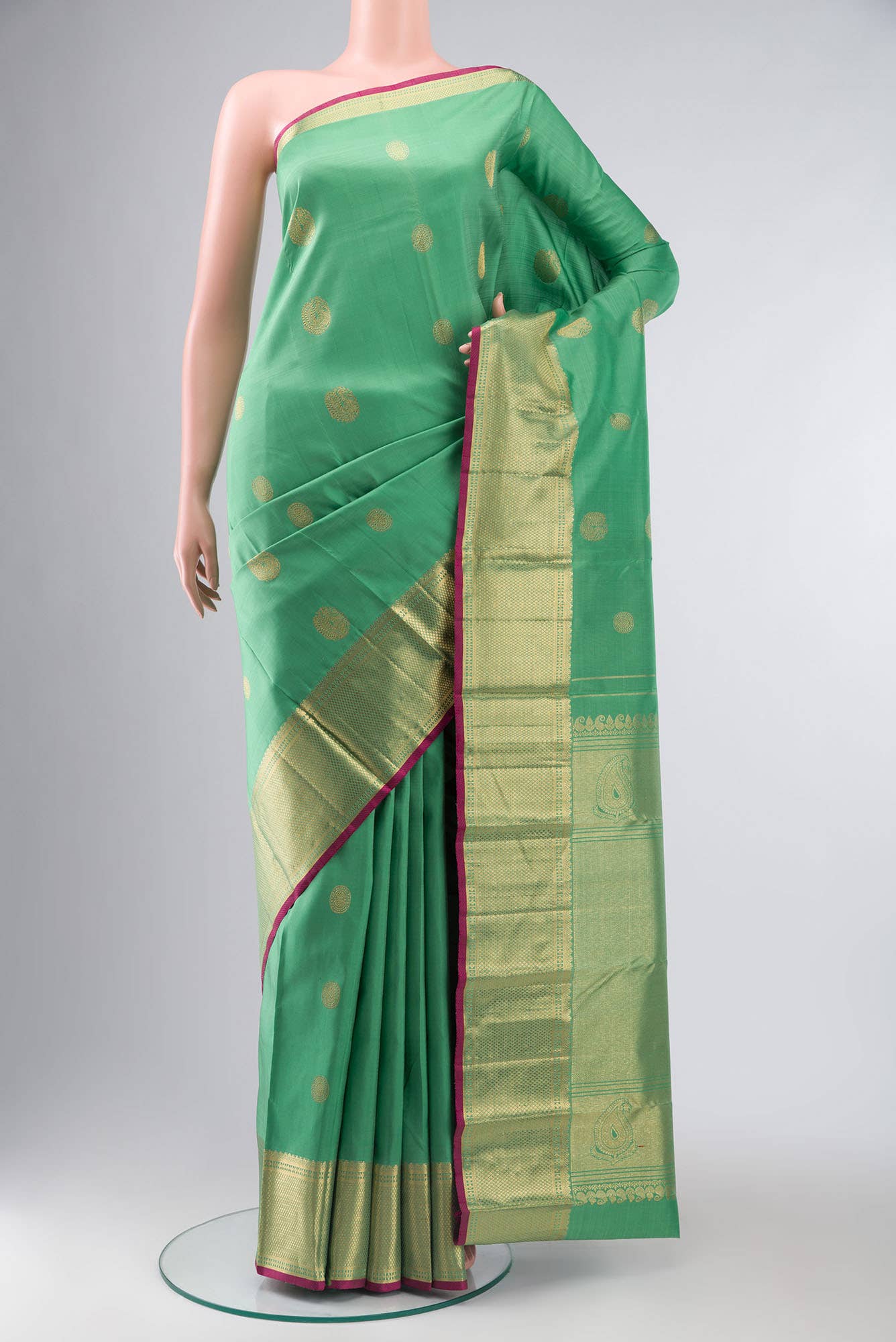 Green Kanchipuram Silk Saree
