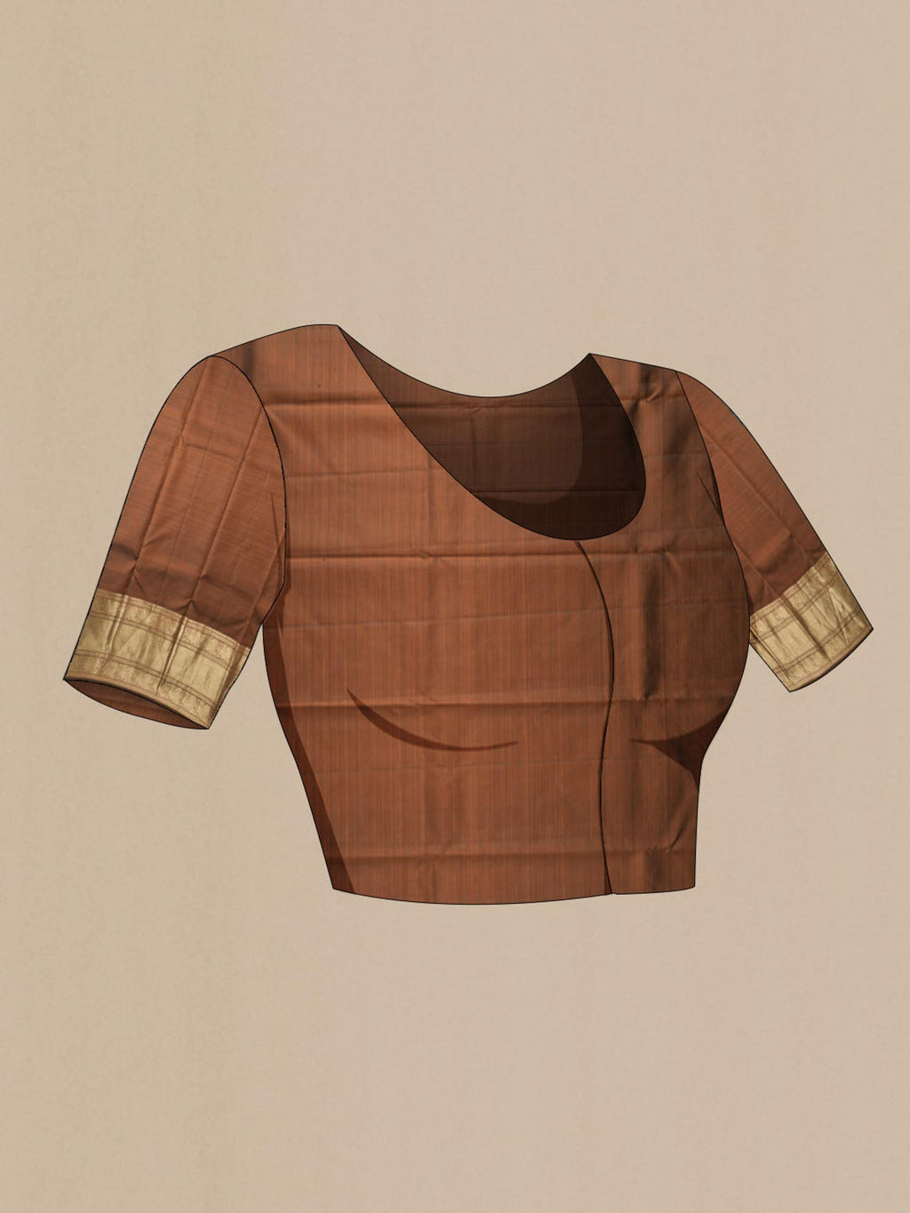 Orange Kanchipuram Silk Saree