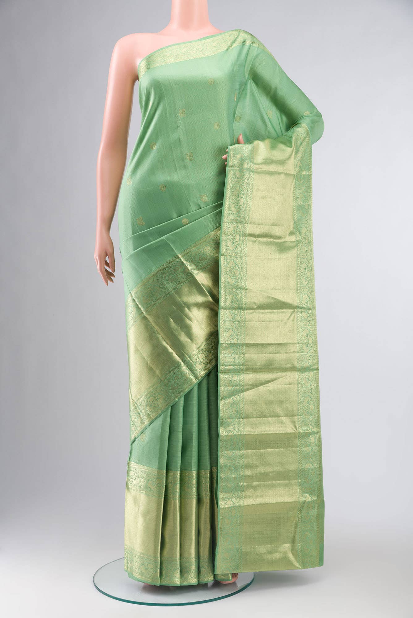 Green Kanchipuram Silk Saree