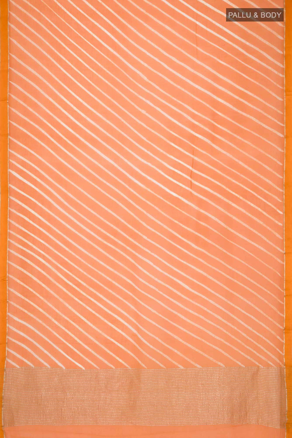 Orange Mysore Chiffon Saree