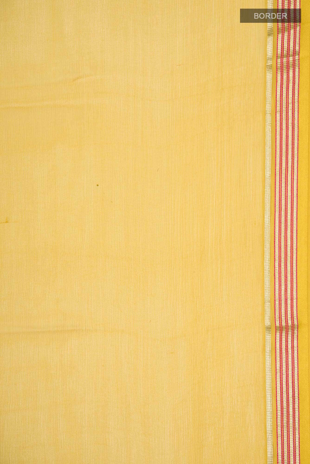 Yellow Mysore Chiffon Saree
