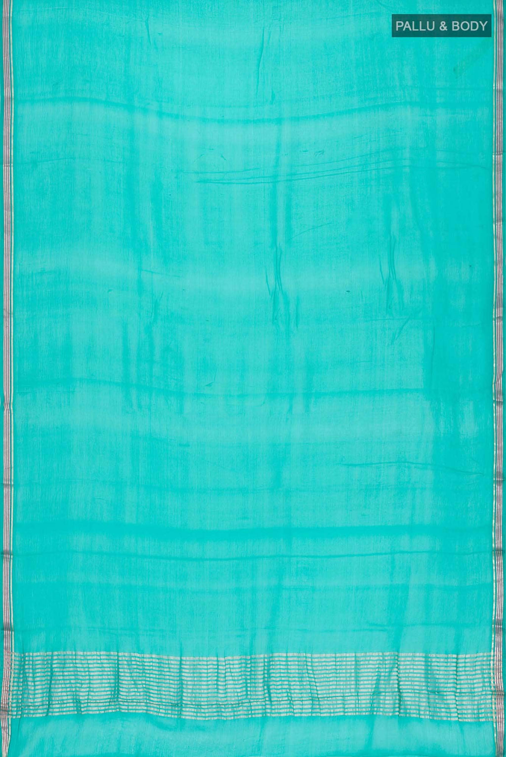 Teal Mysore Chiffon Saree