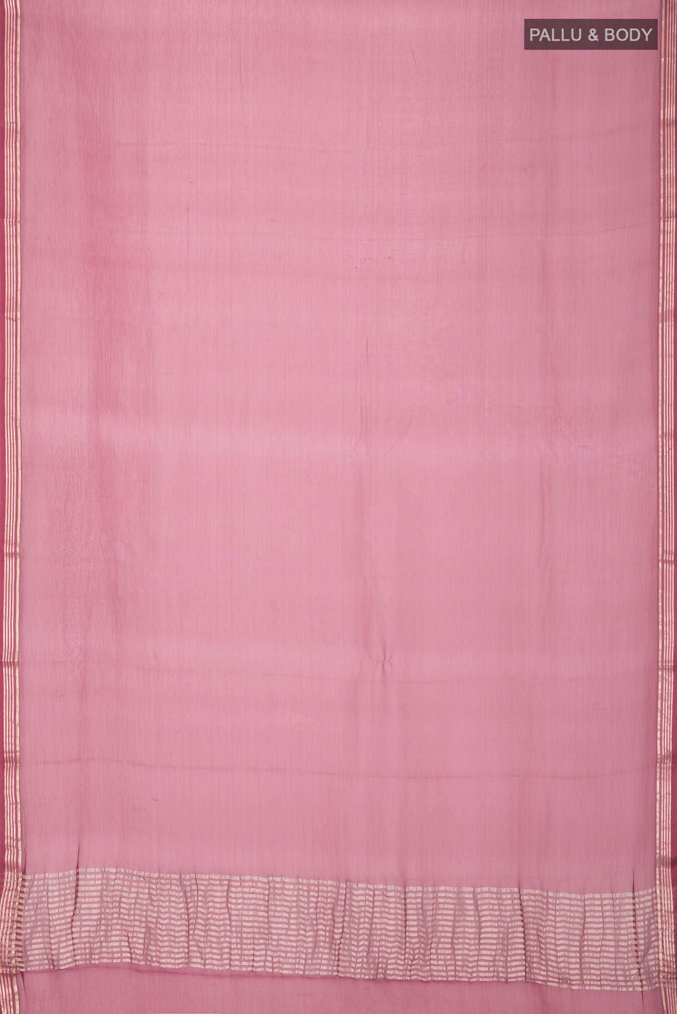 Dark Pink Mysore Chiffon Saree