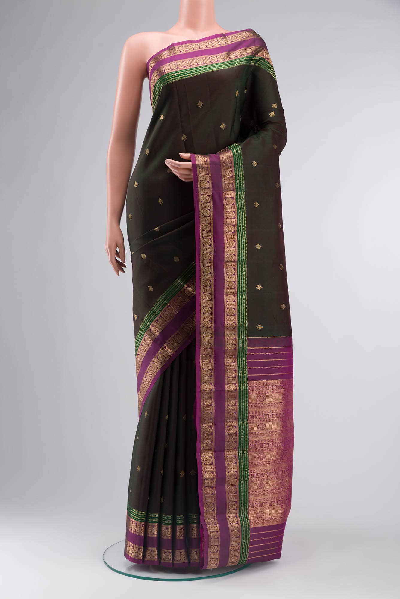 Green Kanchipuram Silk Saree