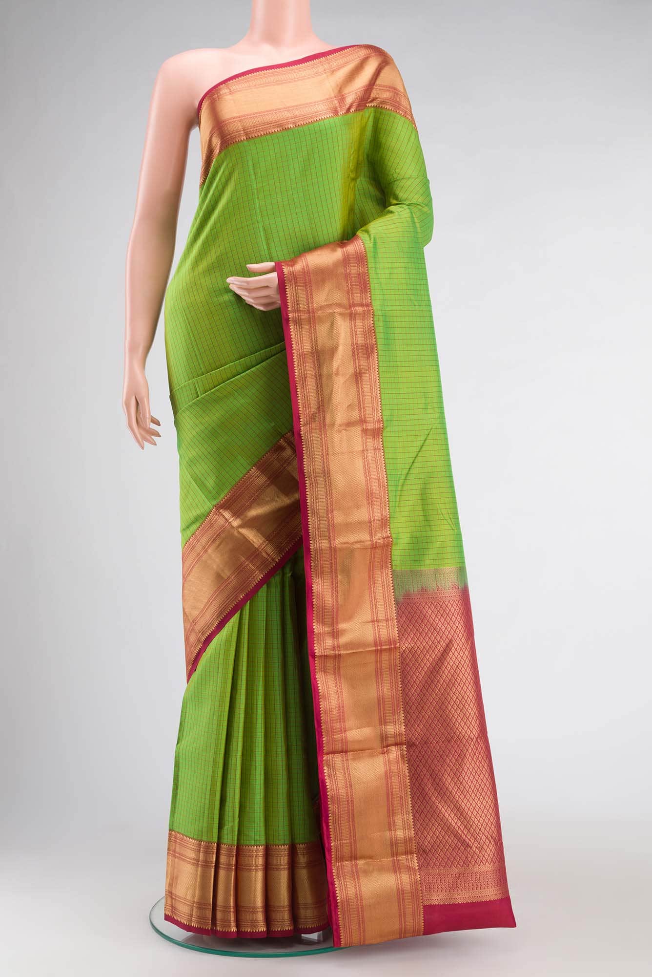 Green Kanchipuram Silk Saree