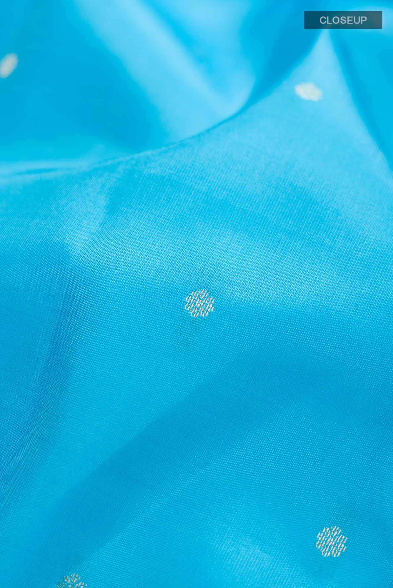Blue Kanchipuram Silk Saree