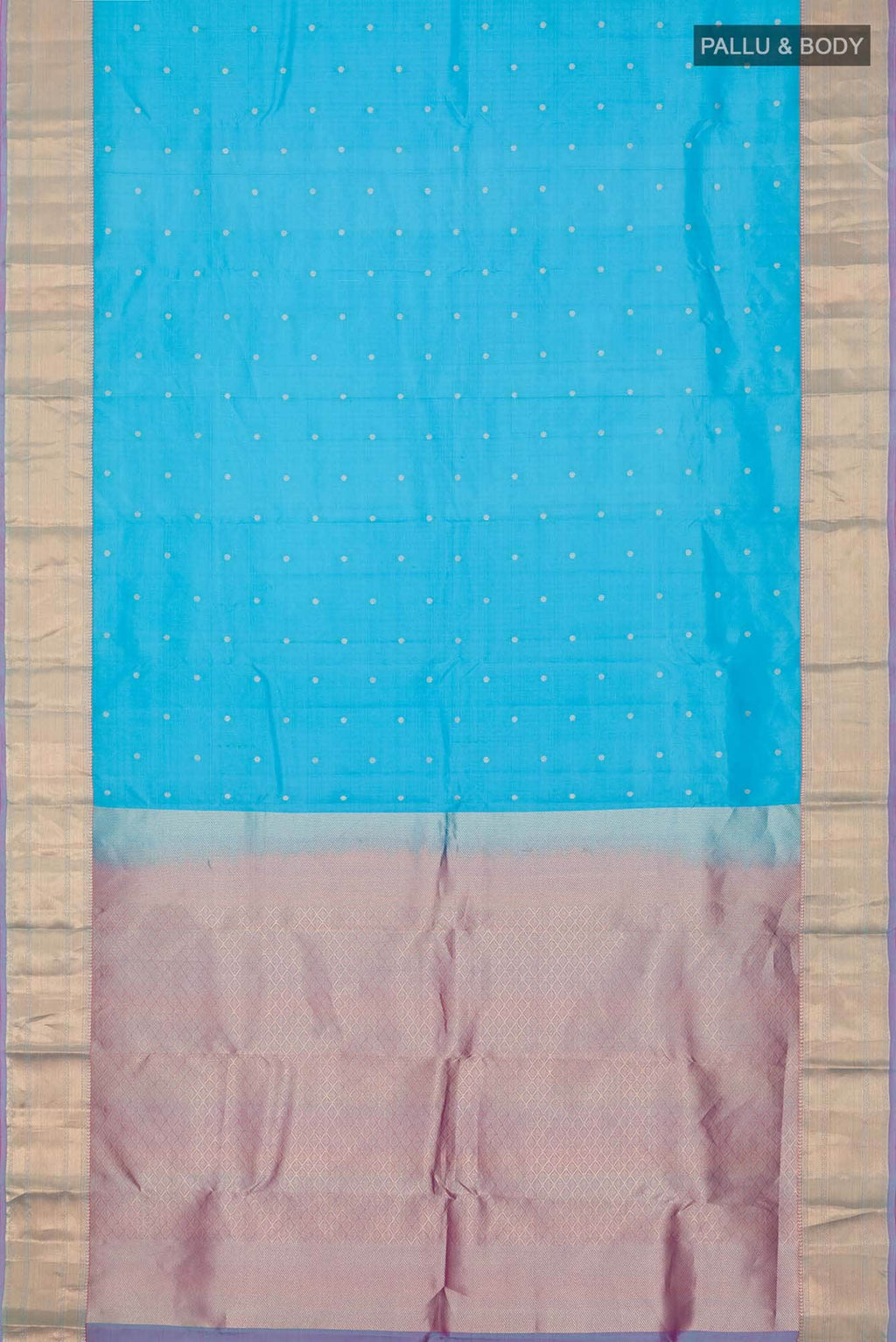 Blue Kanchipuram Silk Saree