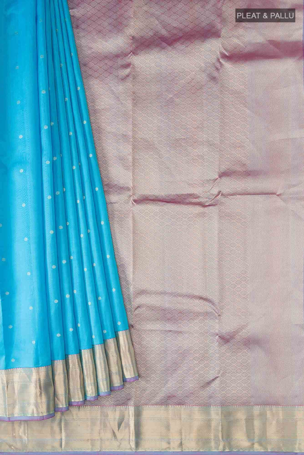 Blue Kanchipuram Silk Saree