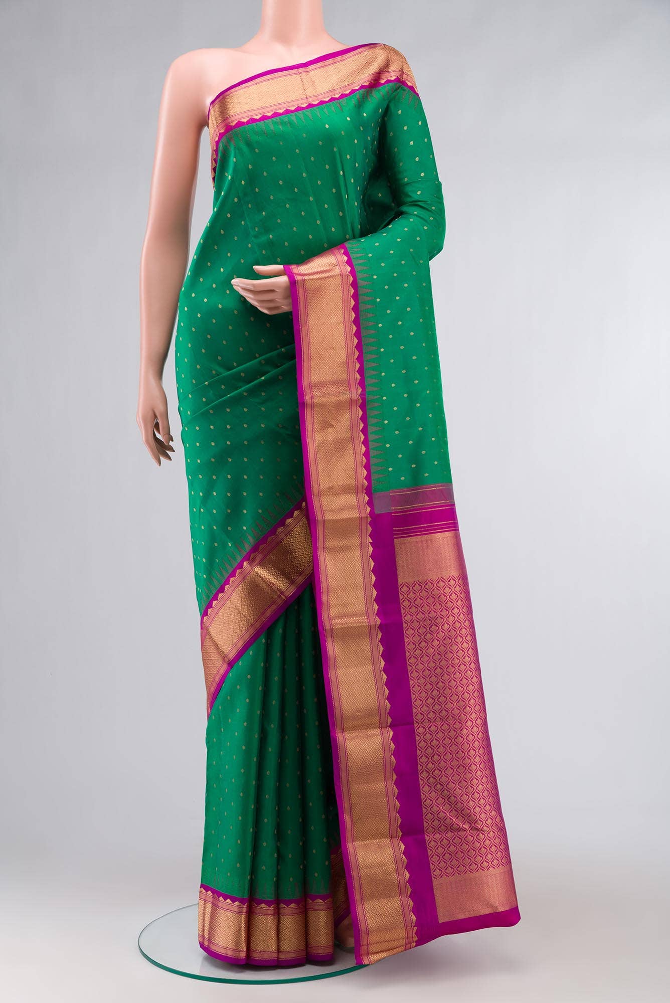 Green Kanchipuram Silk Saree