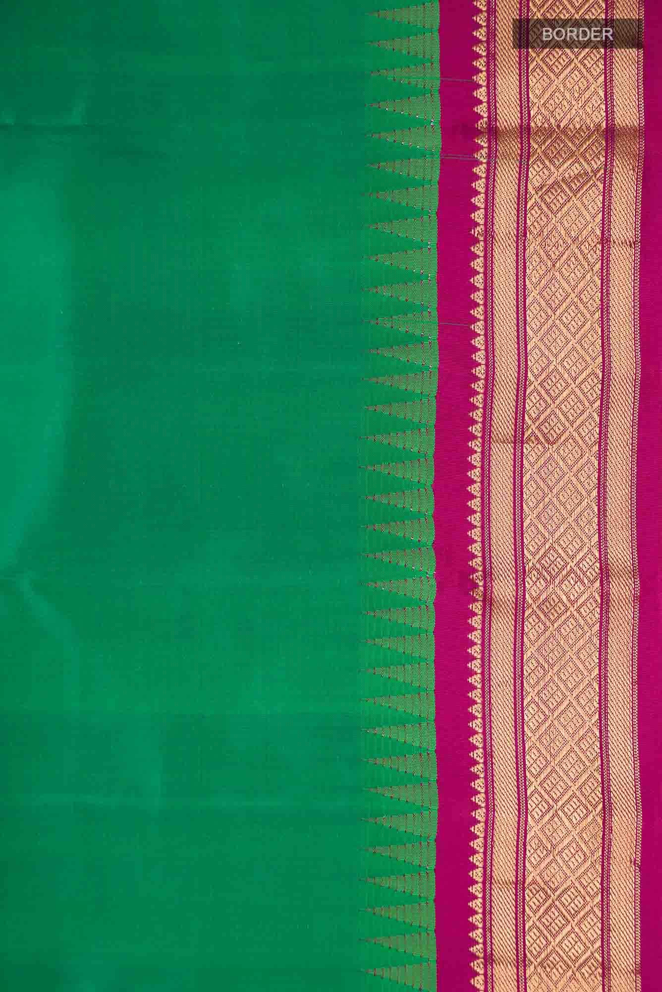 Green Kanchipuram Silk Saree