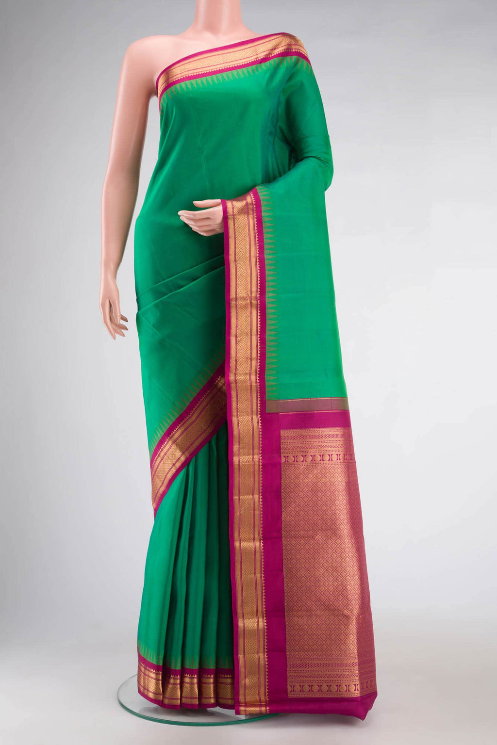 Green Kanchipuram Silk Saree