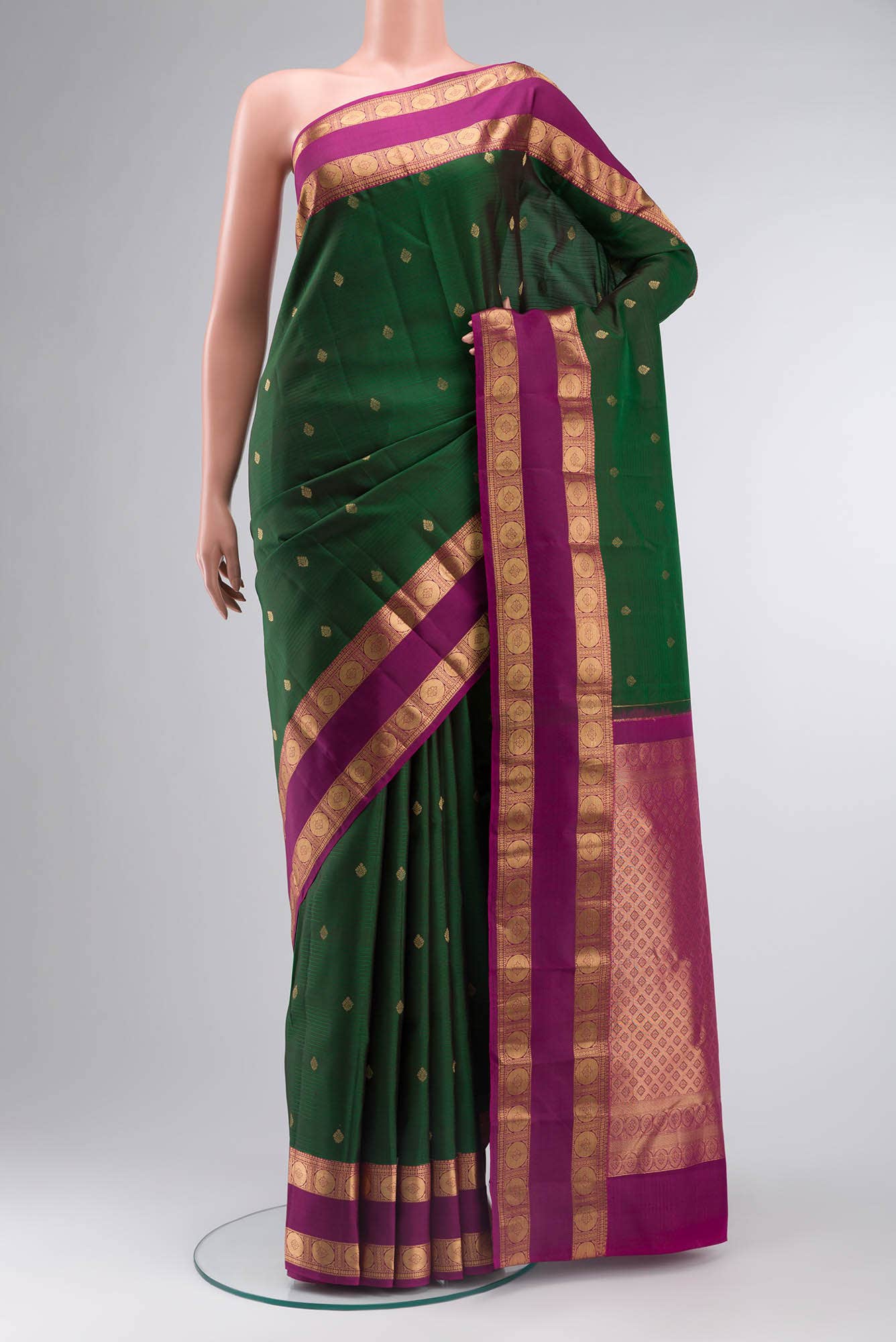 Green Kanchipuram Silk Saree