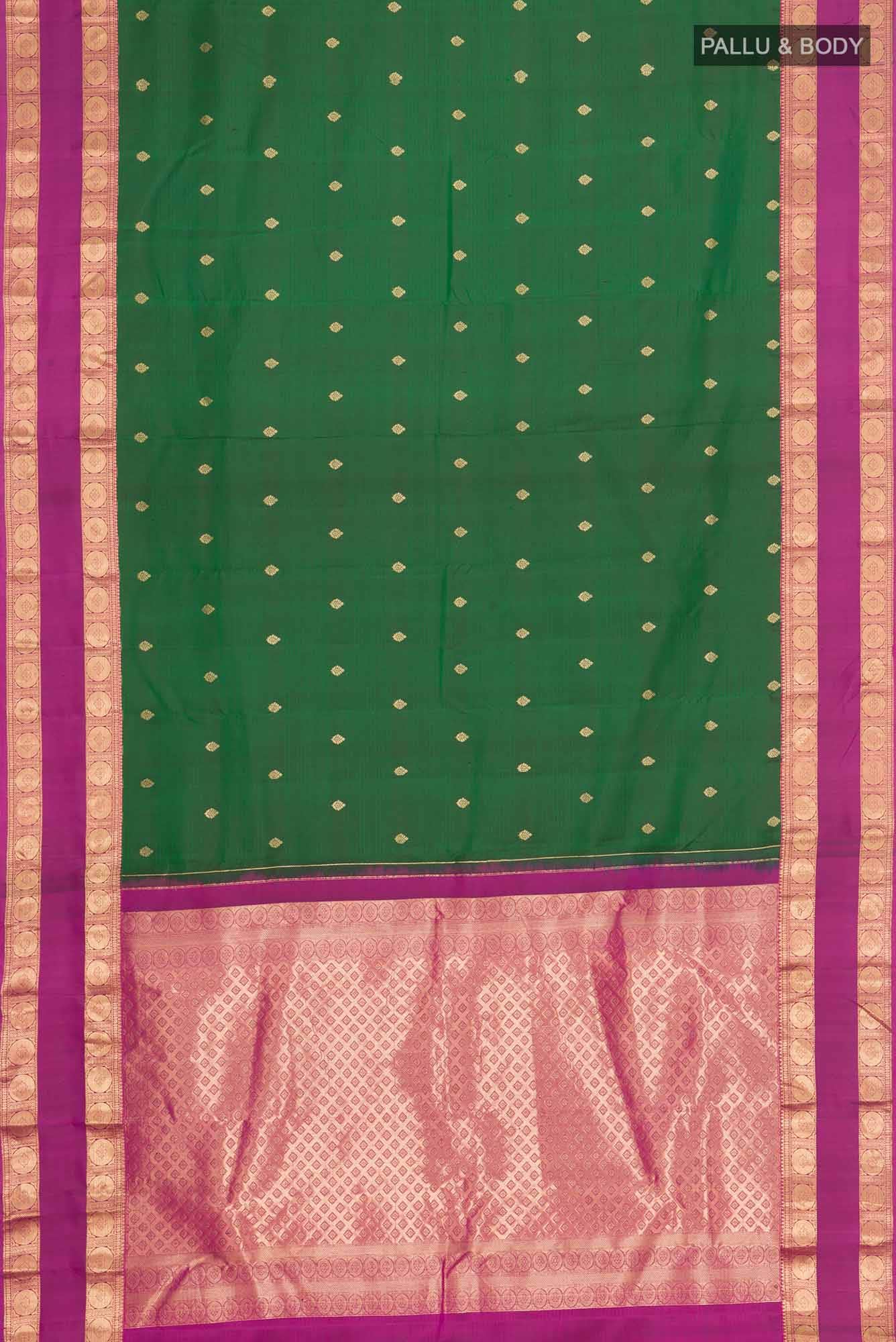 Green Kanchipuram Silk Saree