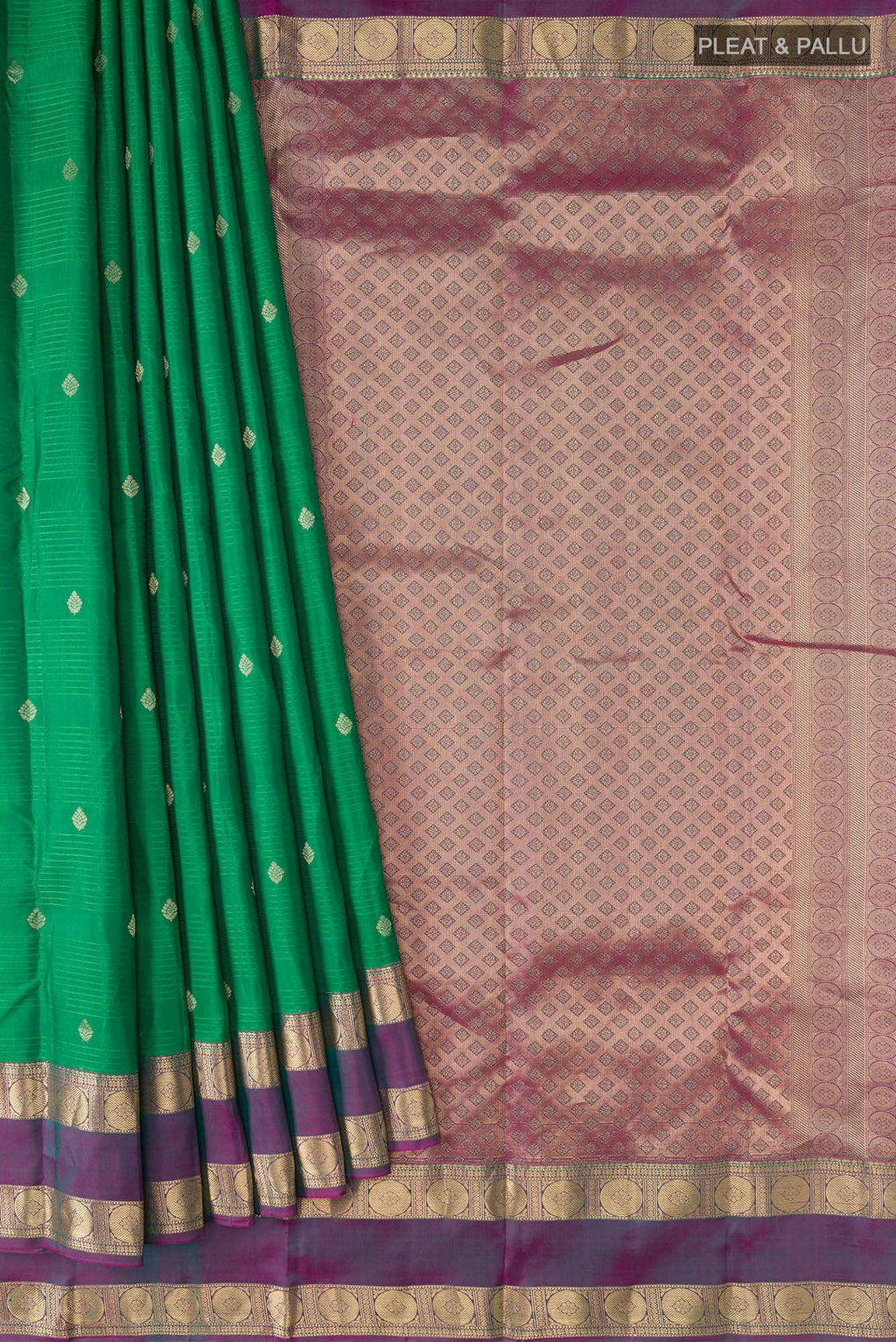 Green Kanchipuram Silk Saree