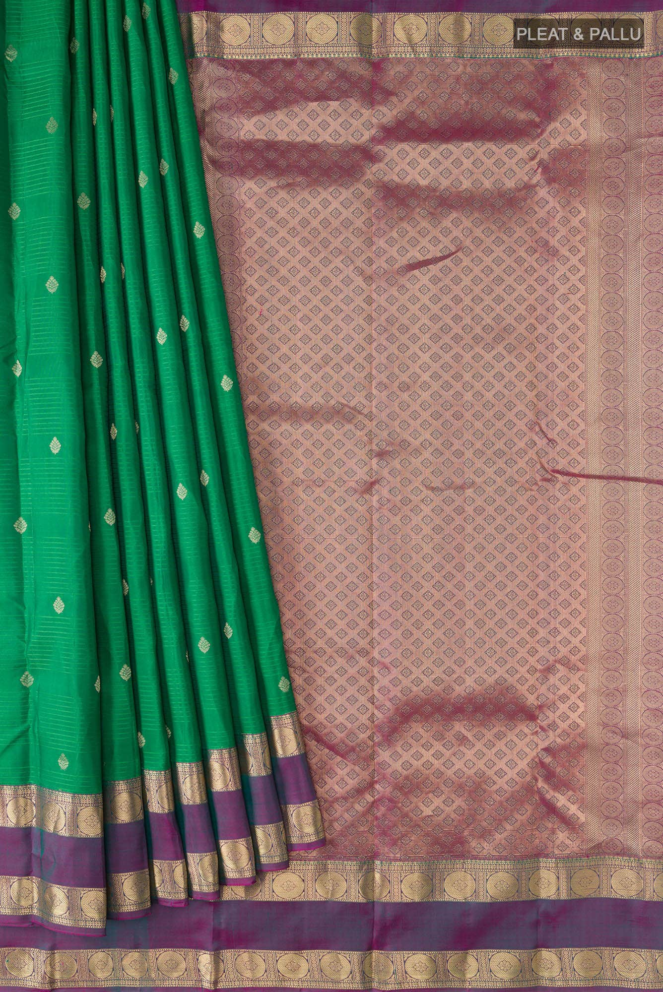 Green Kanchipuram Silk Saree