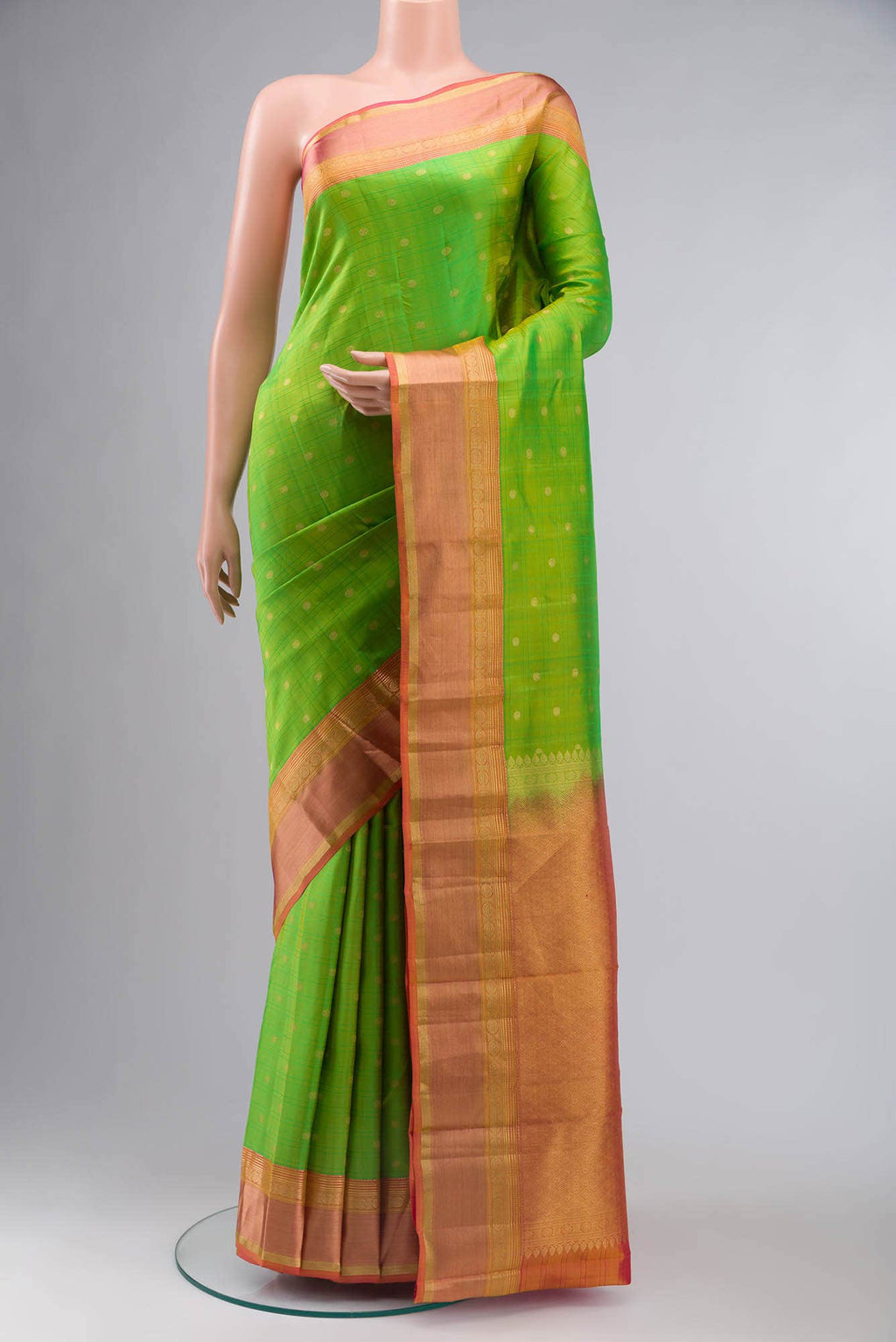 Green Kanchipuram Silk Saree