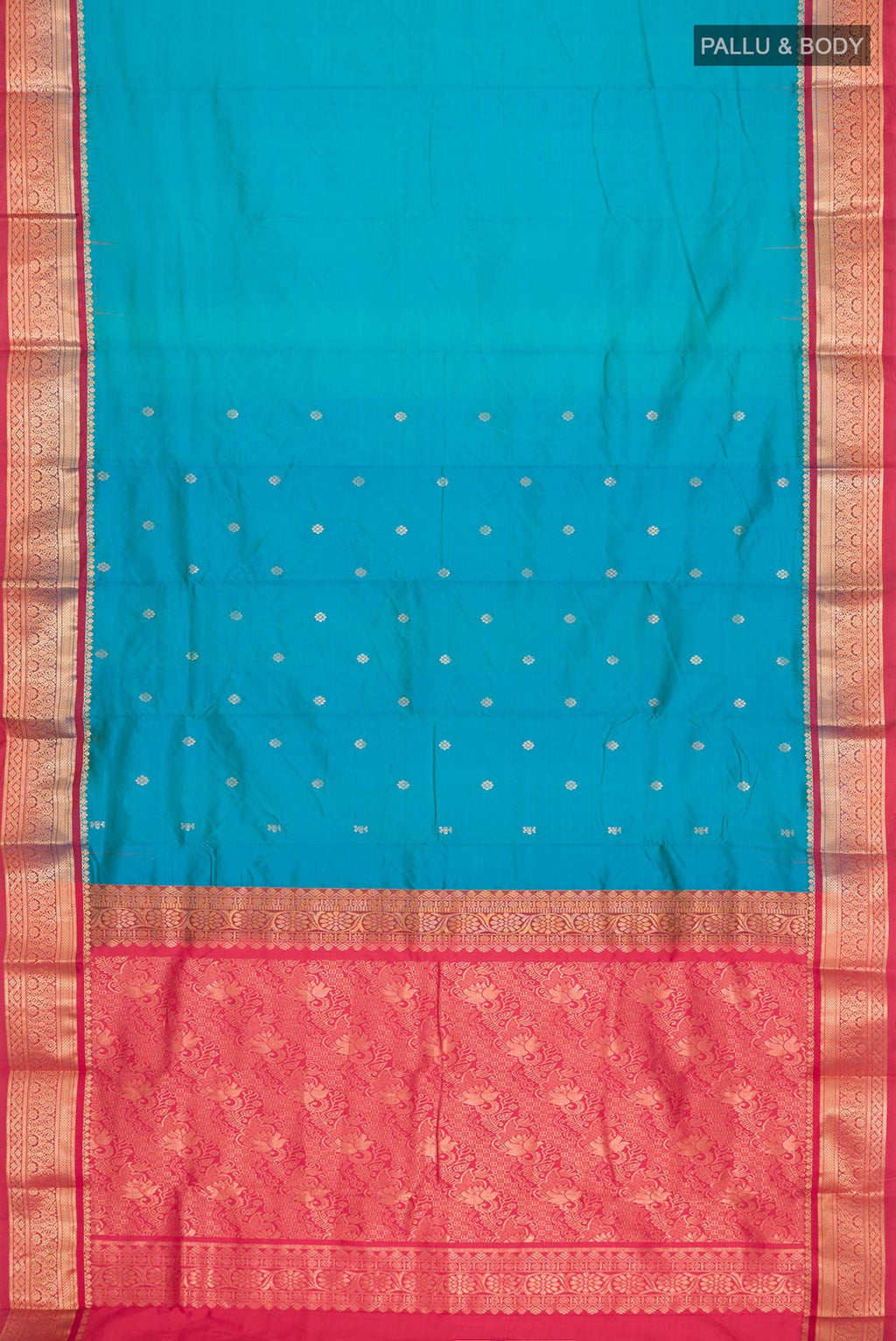 Blue Bangalore Silk Saree