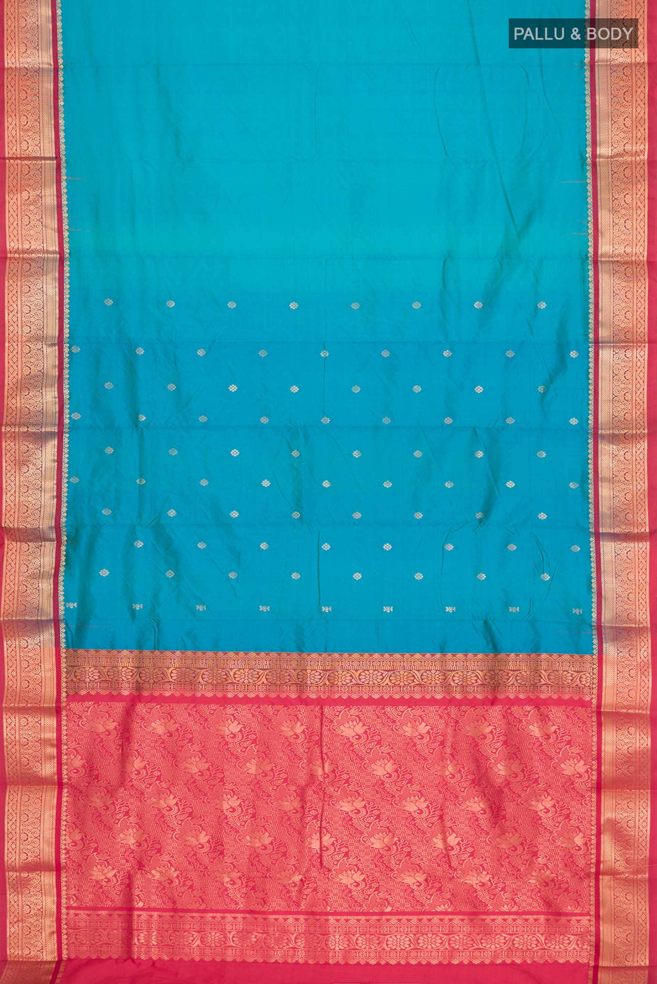 Blue Bangalore Silk Saree