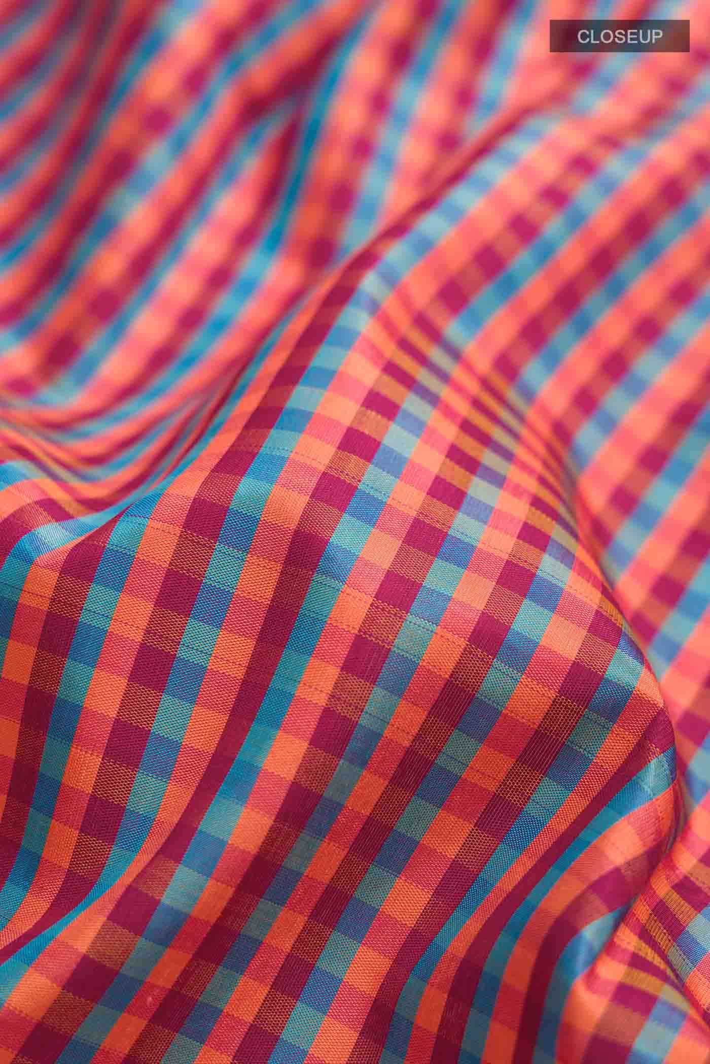 Multi Kanchipuram Silk Saree