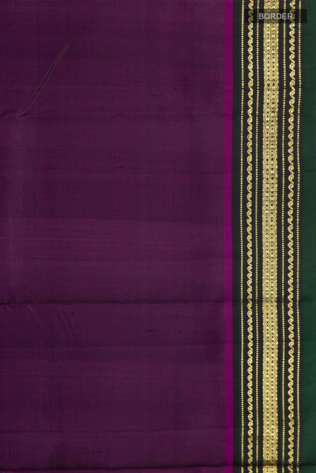 Purple Kanchipuram Silk Saree