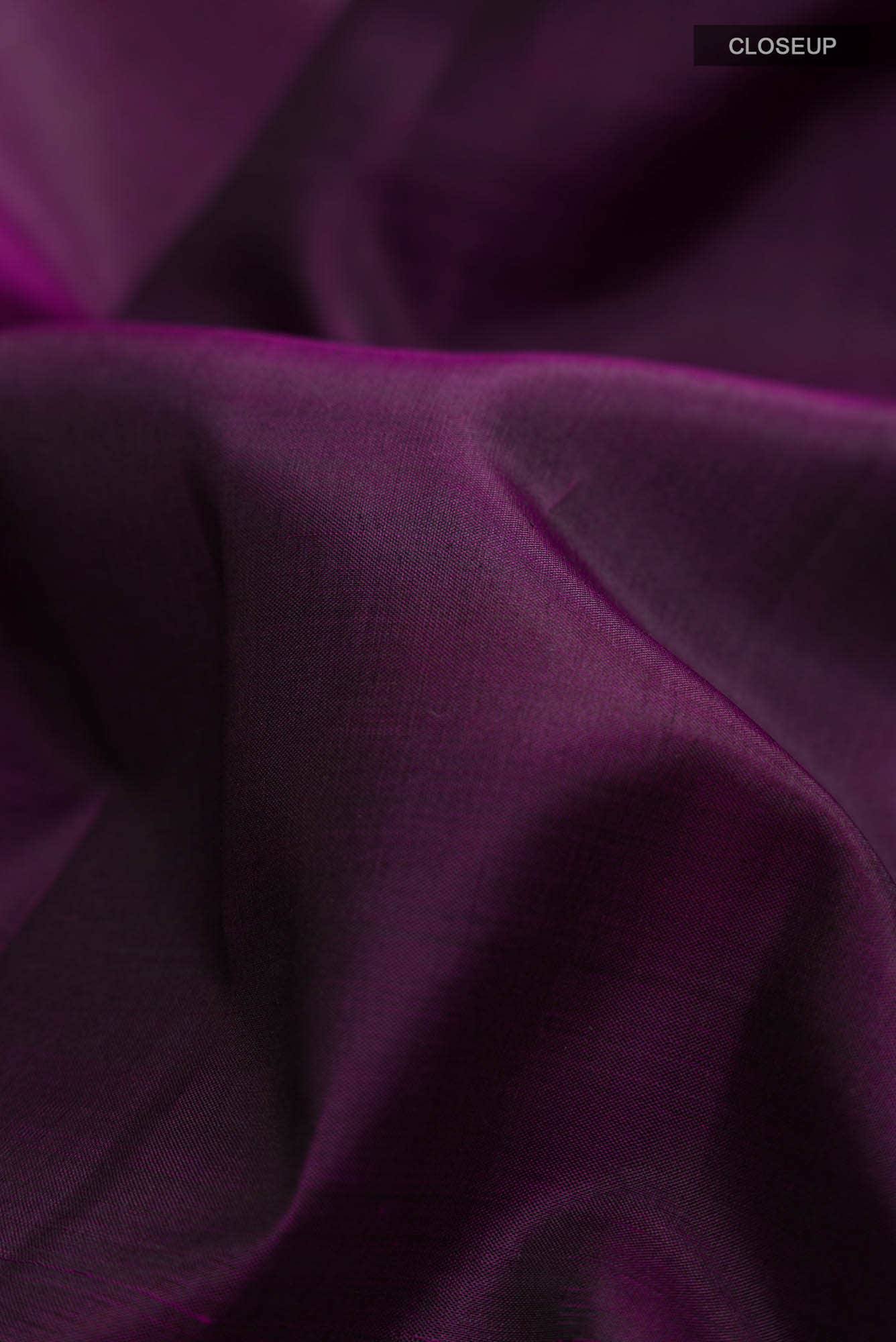 Purple Kanchipuram Silk Saree