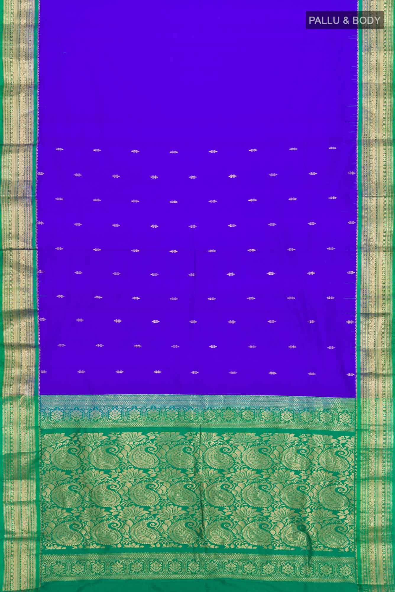 Blue Bangalore Silk Saree