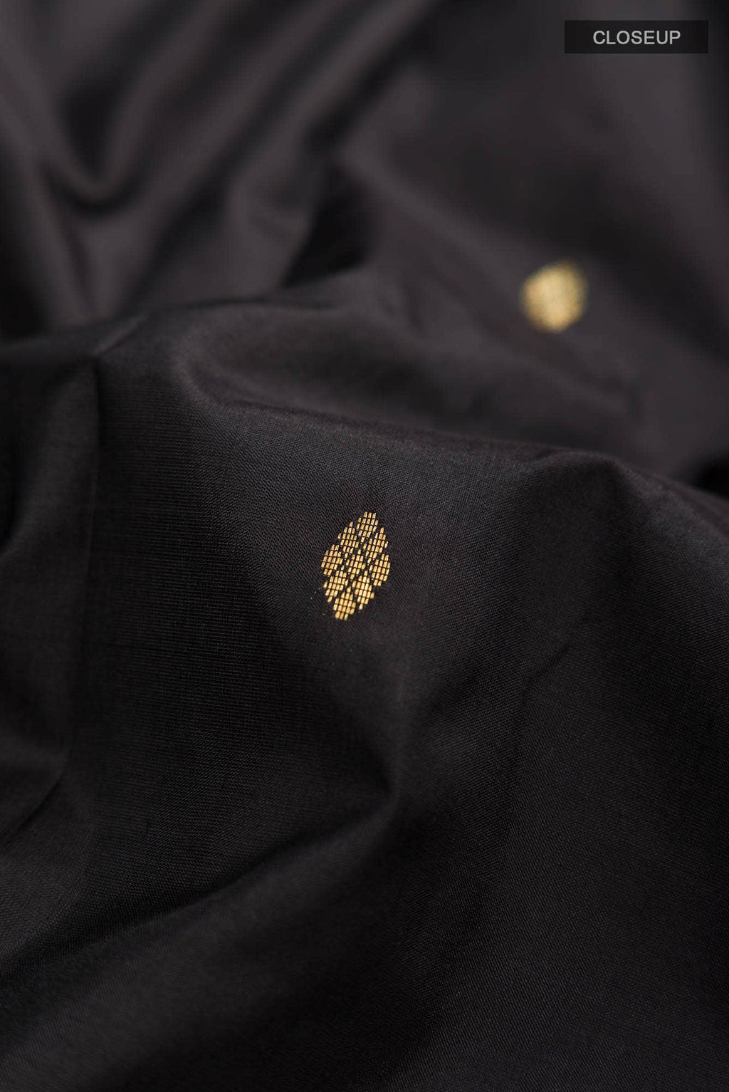 Black Bangalore Silk Saree