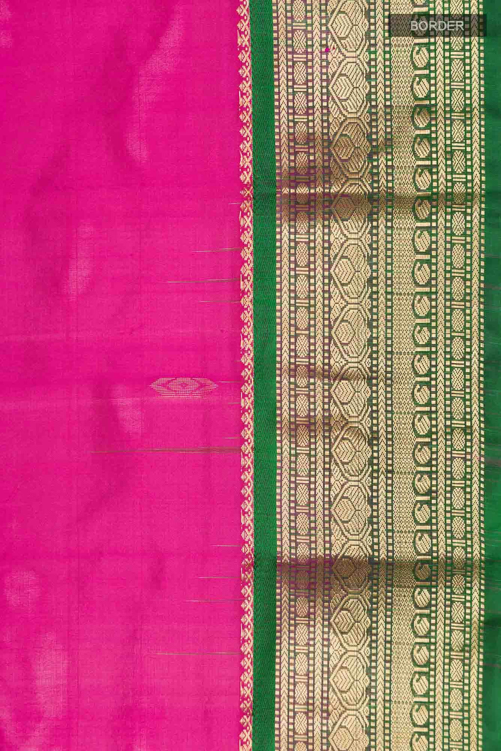 Pink Bangalore Silk Saree