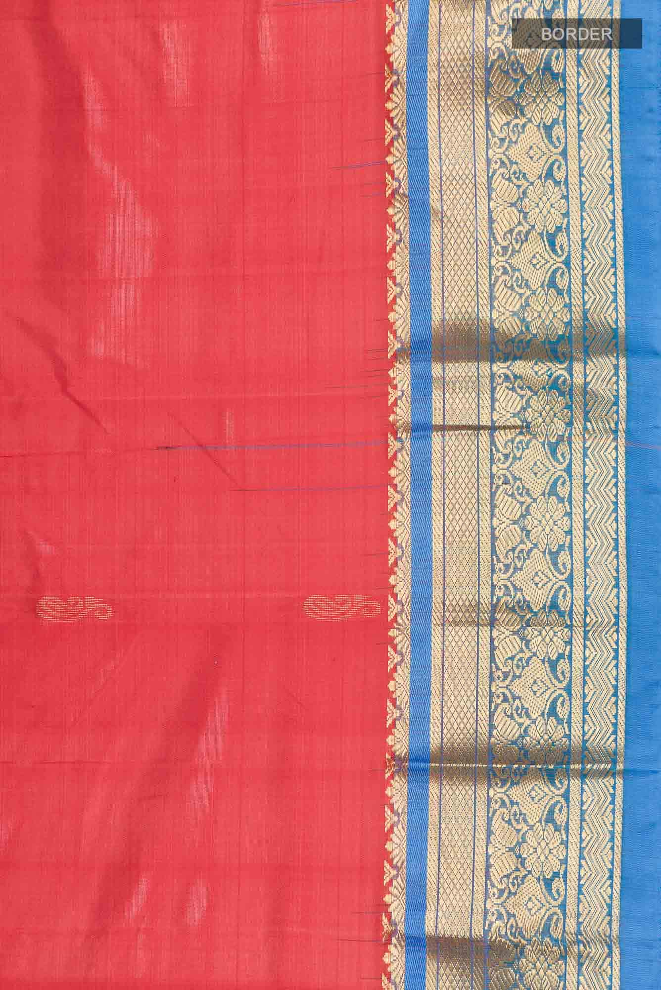 Red Bangalore Silk Saree