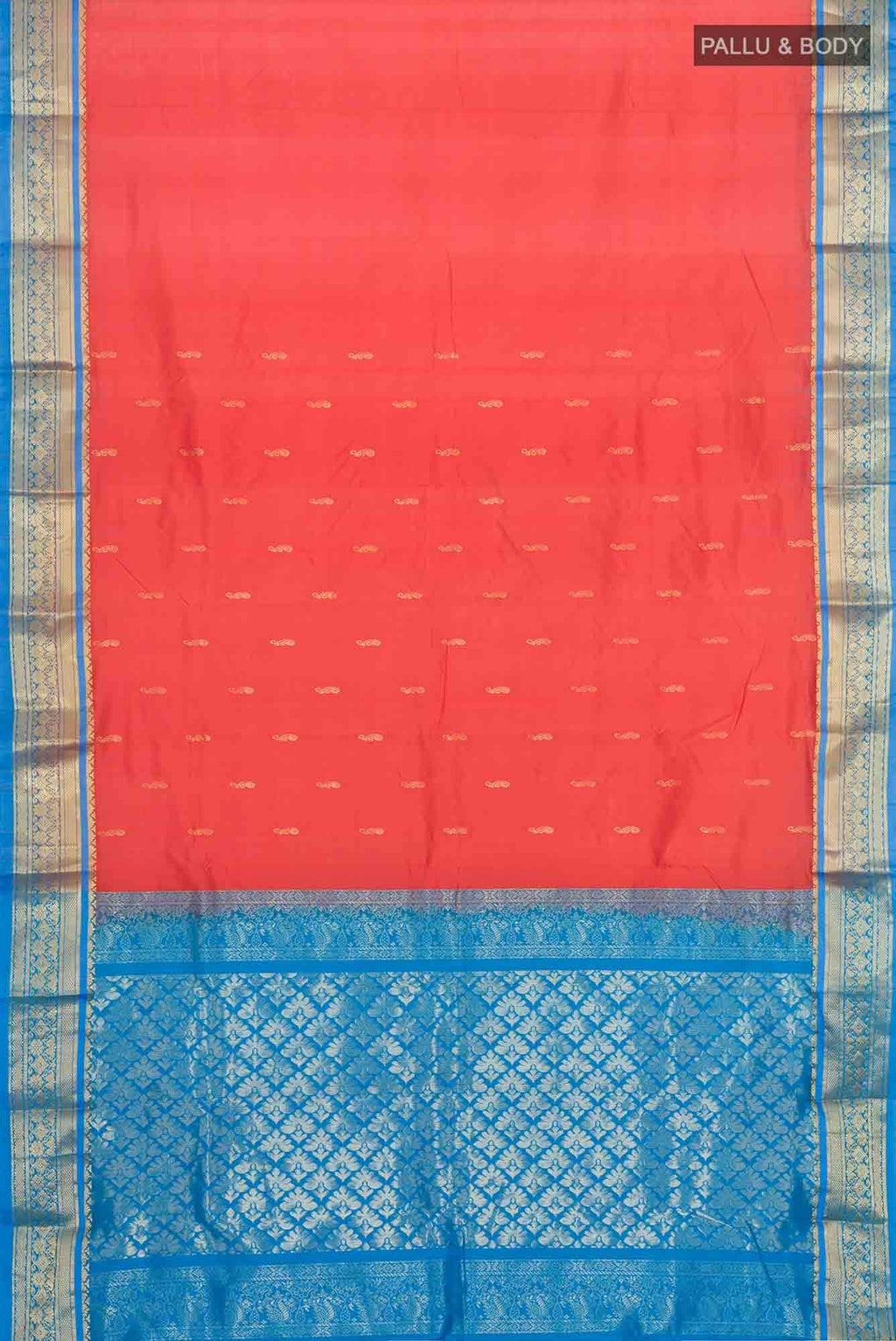 Red Bangalore Silk Saree