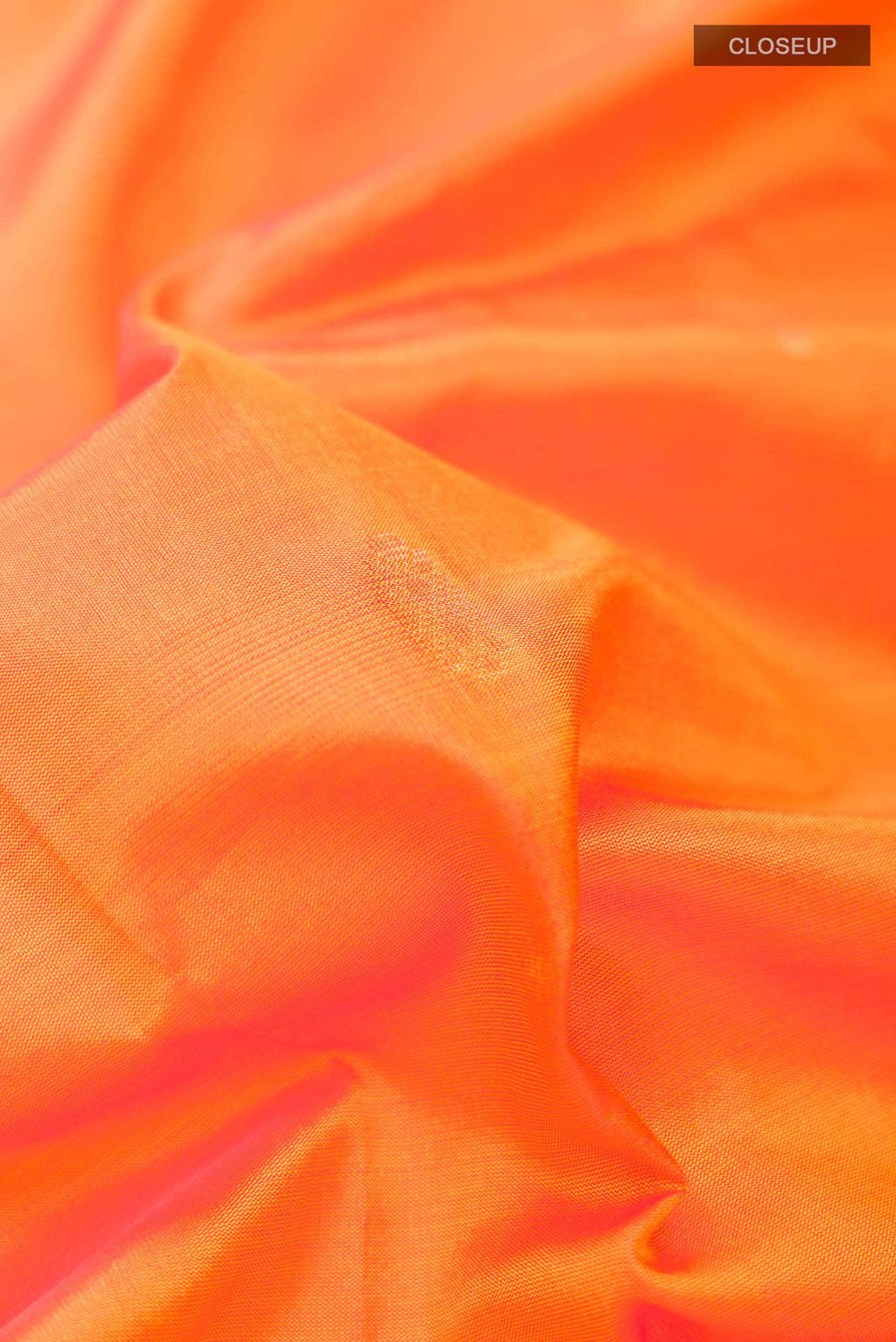 Orange Bangalore Silk Saree