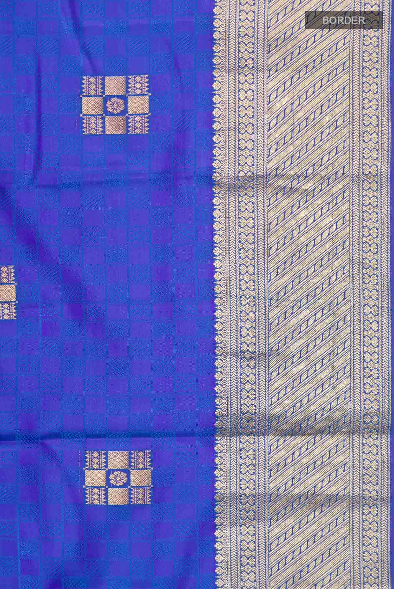 Blue Bangalore Silk Saree