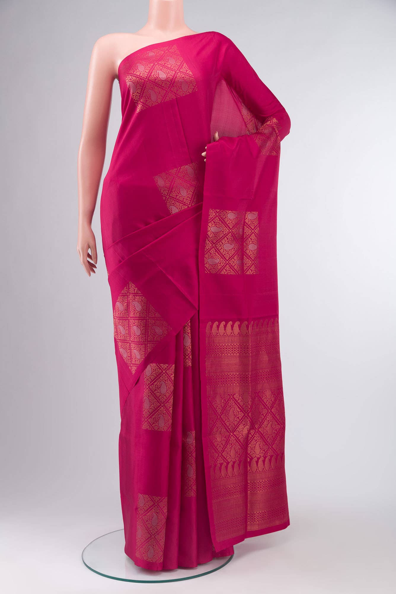 Pink Soft Silk Saree