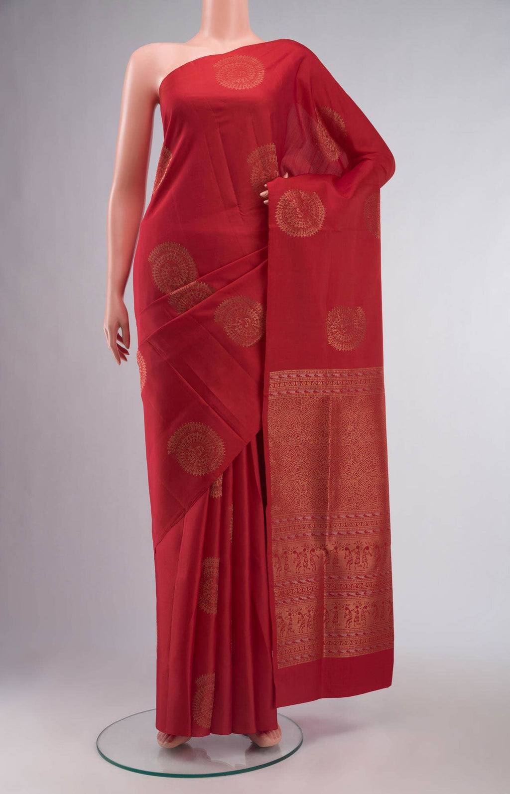 Red Soft Silk Saree