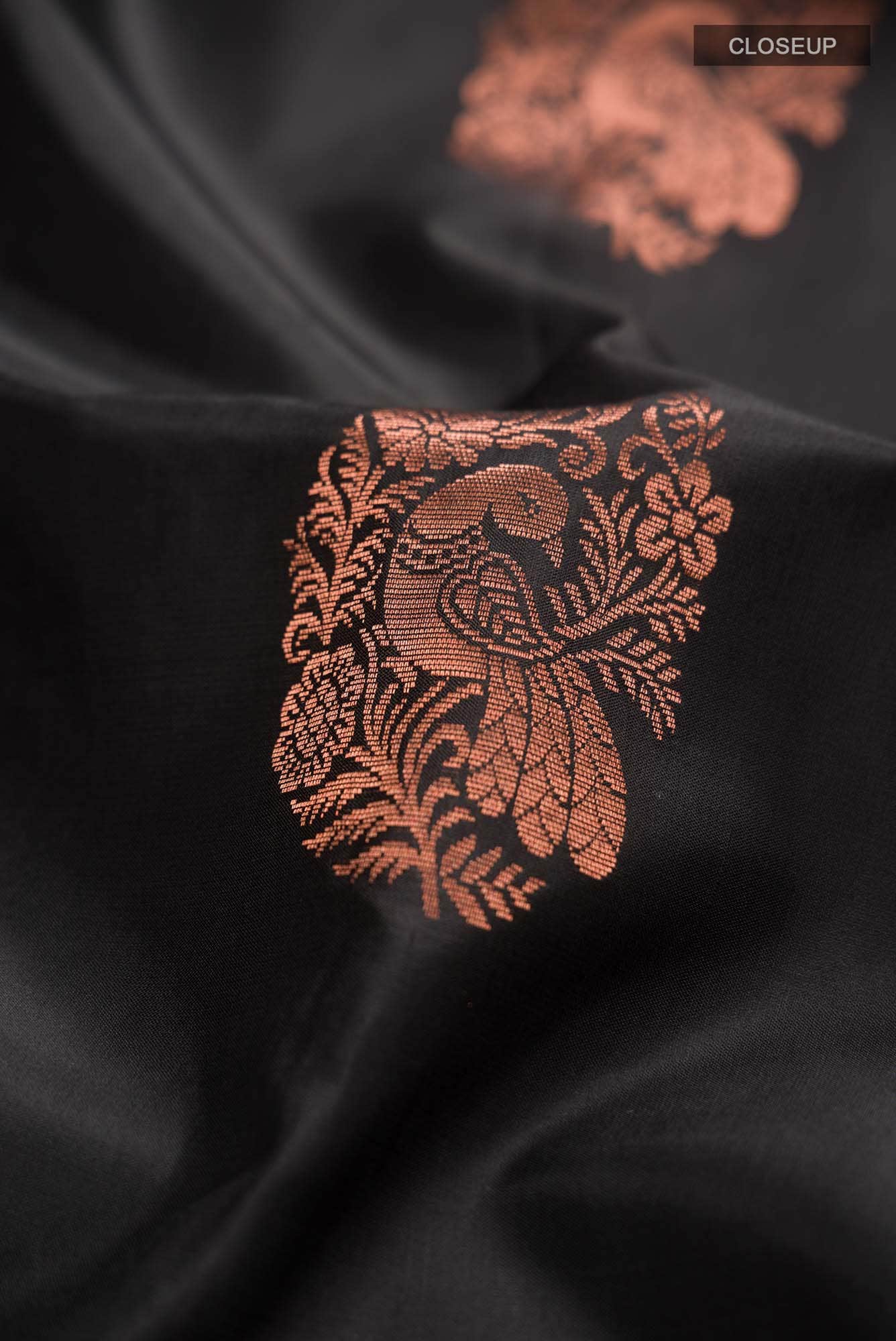 Black Soft Silk Saree