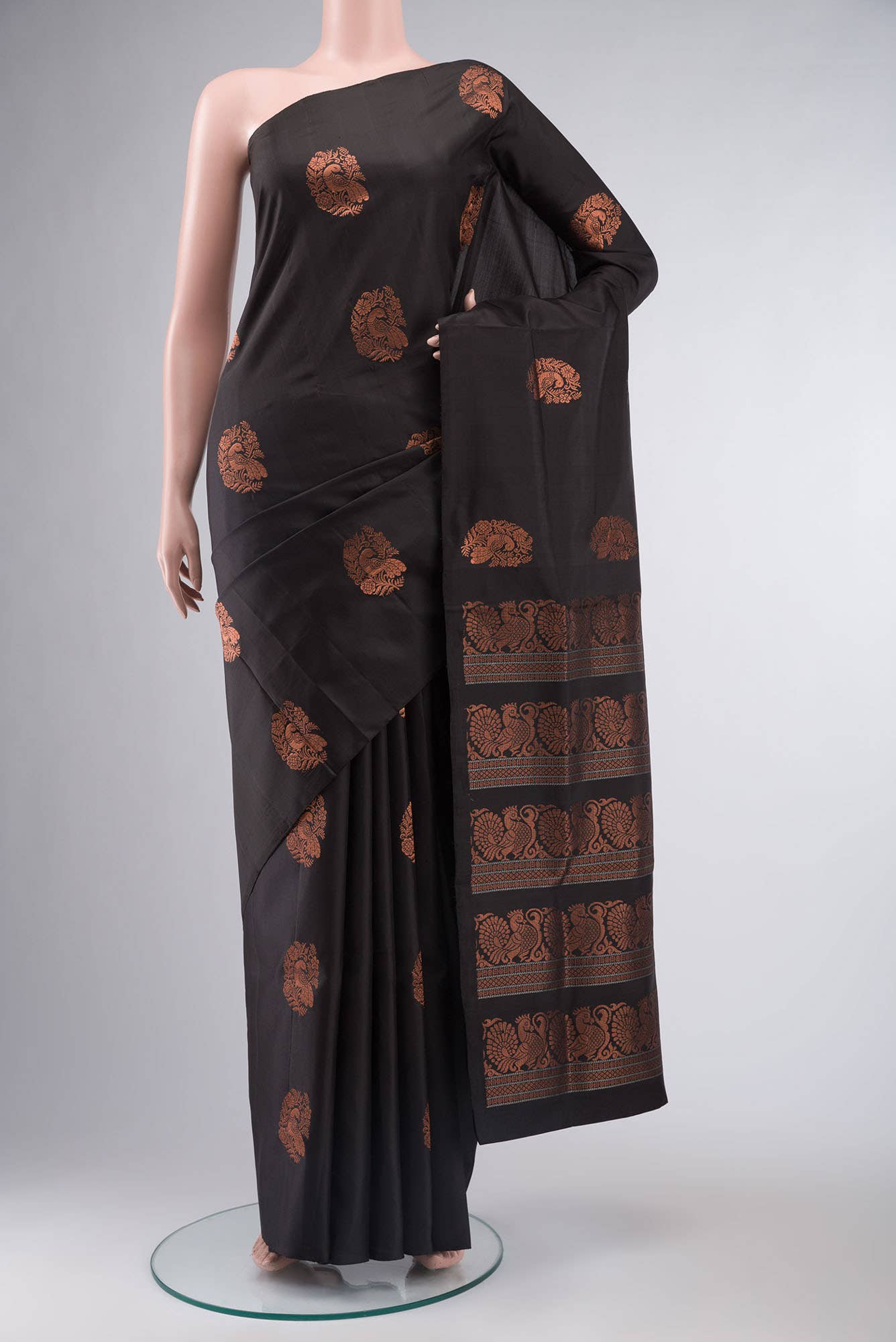 Black Soft Silk Saree