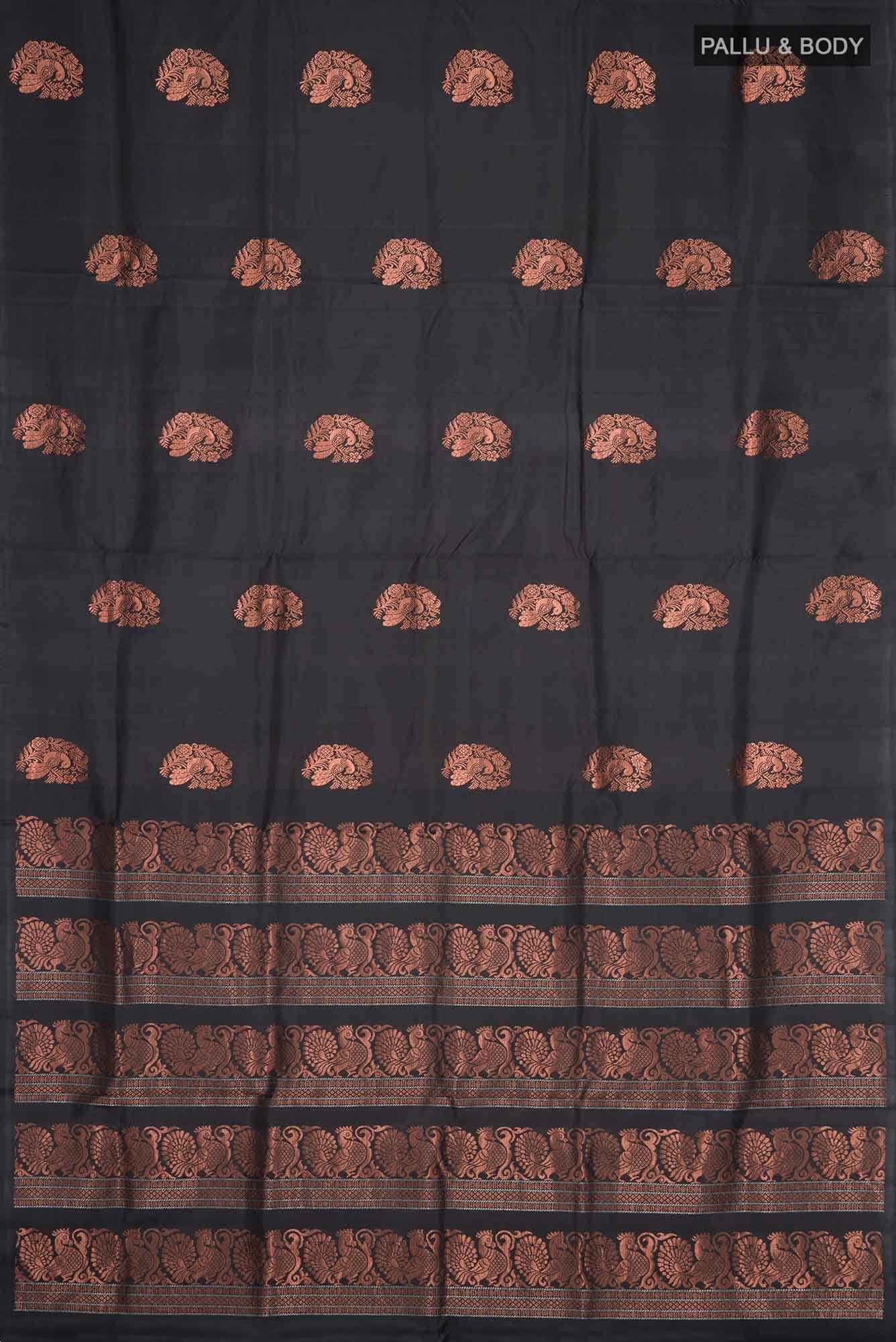 Black Soft Silk Saree
